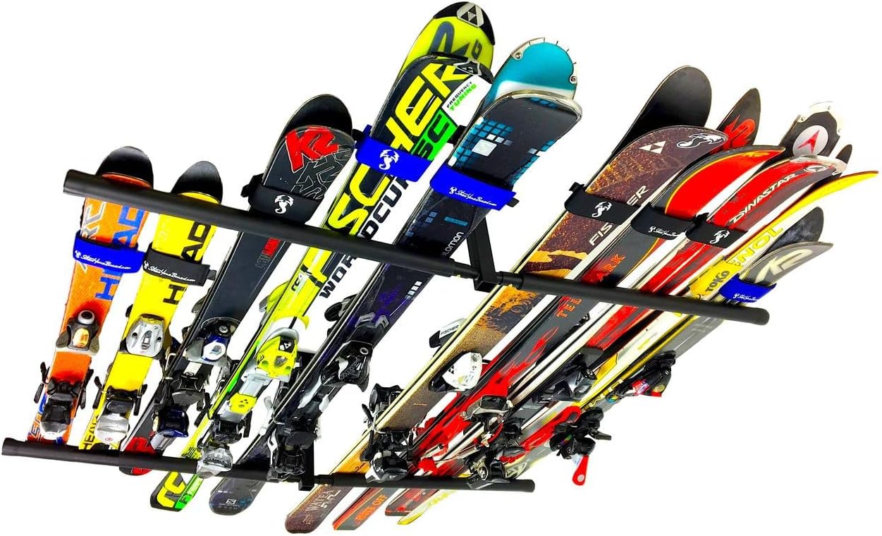 StoreYourBoard Portaoggetti a Soffitto per Sci e Snowboard - immagine 5