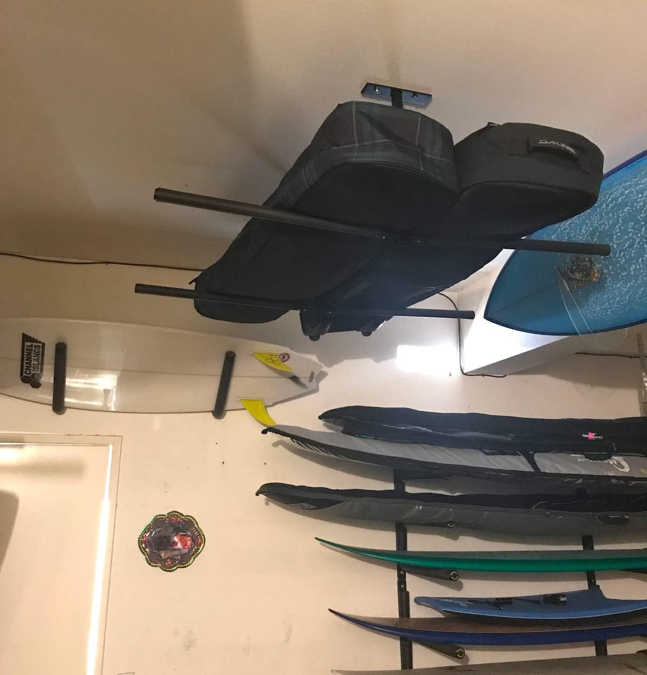 StoreYourBoard Portaoggetti a Soffitto per Sci e Snowboard - immagine 6