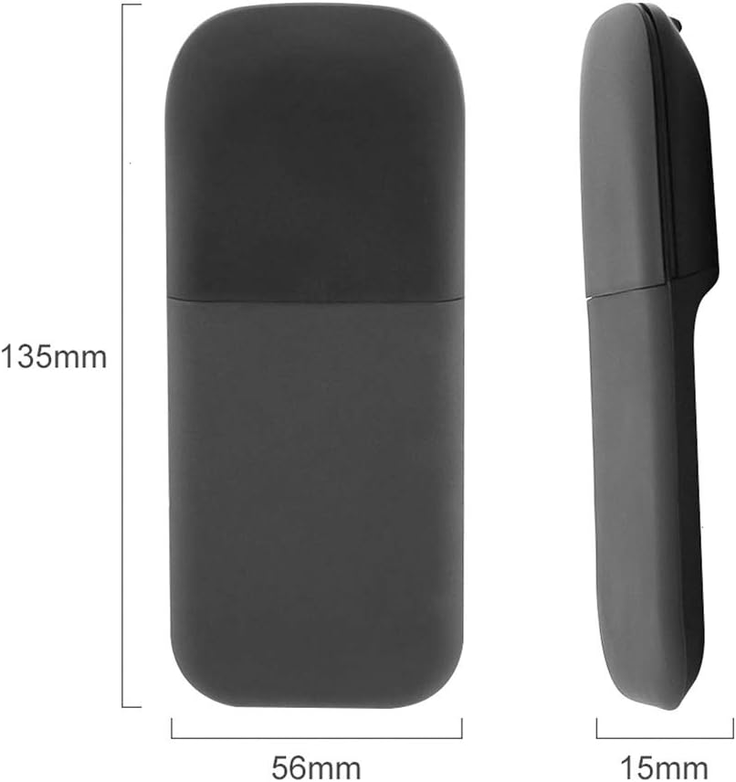 Goshyda Mouse Arc Touch Wireless 2.4 GHz, Nero - immagine 4