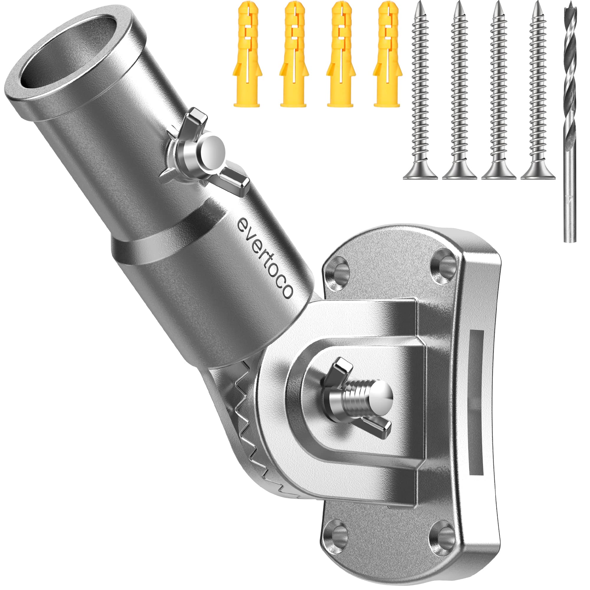 Supporto per Palo 2 in 1 Multifunzione Regolabile 180°