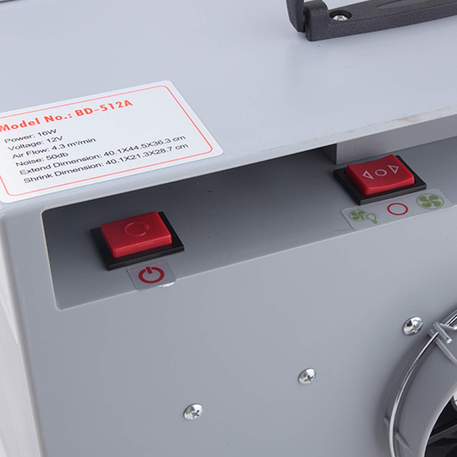 Fengda - BD-512 - Aerografo portatile con aspiratore - immagine 4