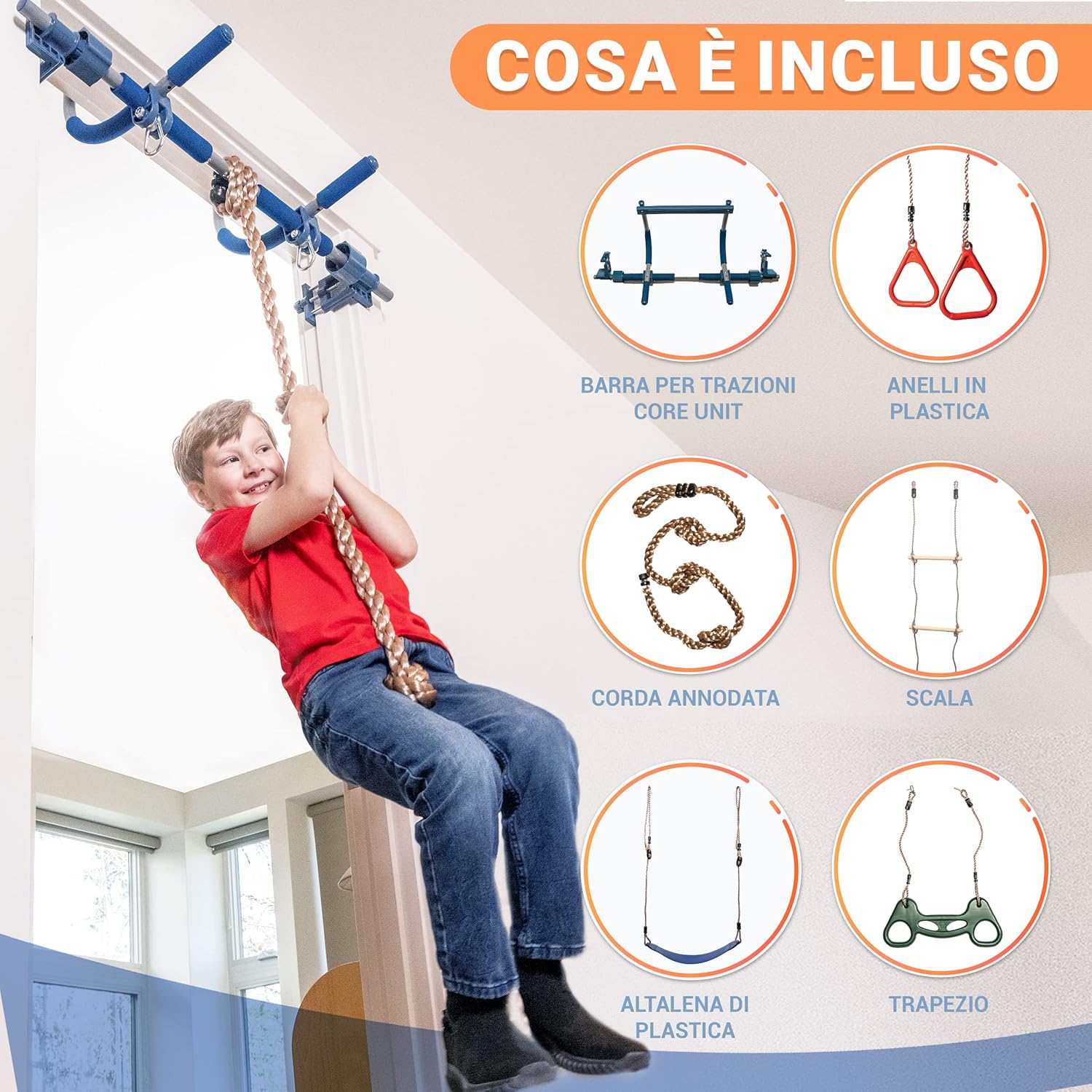 Gym1 - Set 6 Pezzi Palestra Porta Bambini - immagine 3