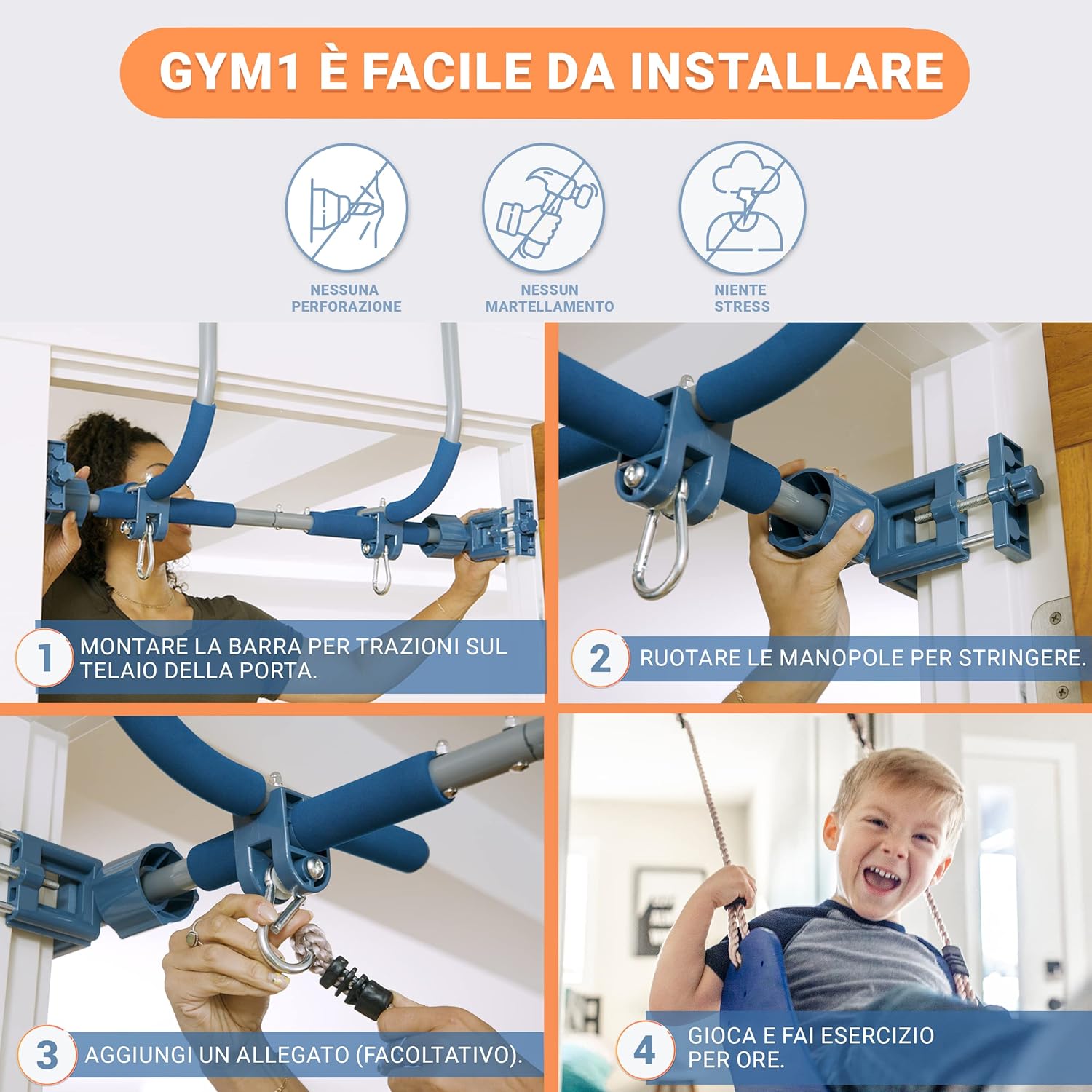 Gym1 - Set 6 Pezzi Palestra Porta Bambini - immagine 4