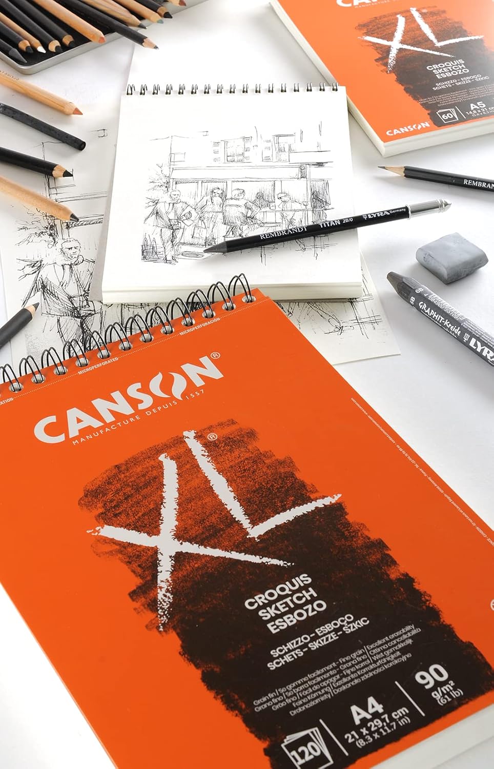 Canson XL Album Schizzo A3, 120 Fogli - immagine 2