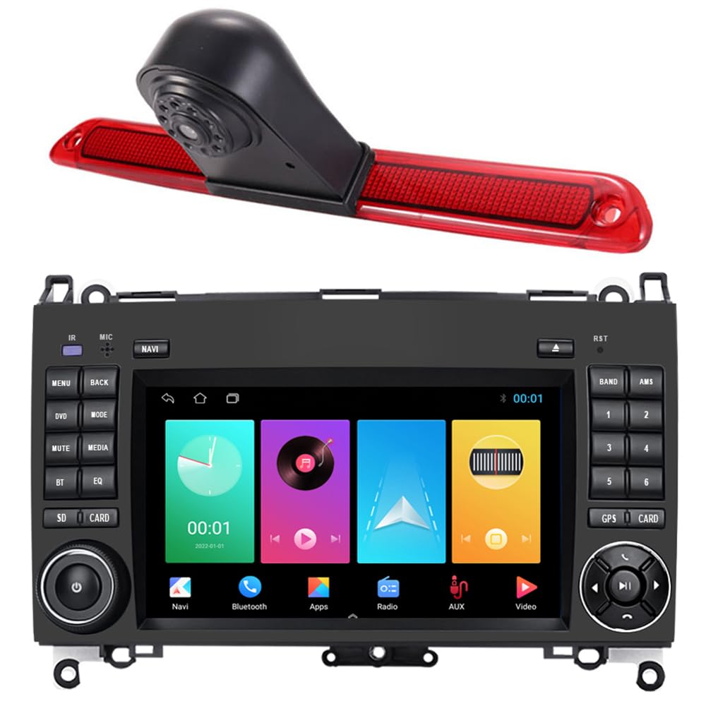 Navigazione GPS Auto 7'' Carplay/Android Auto per Mercedes-Benz
