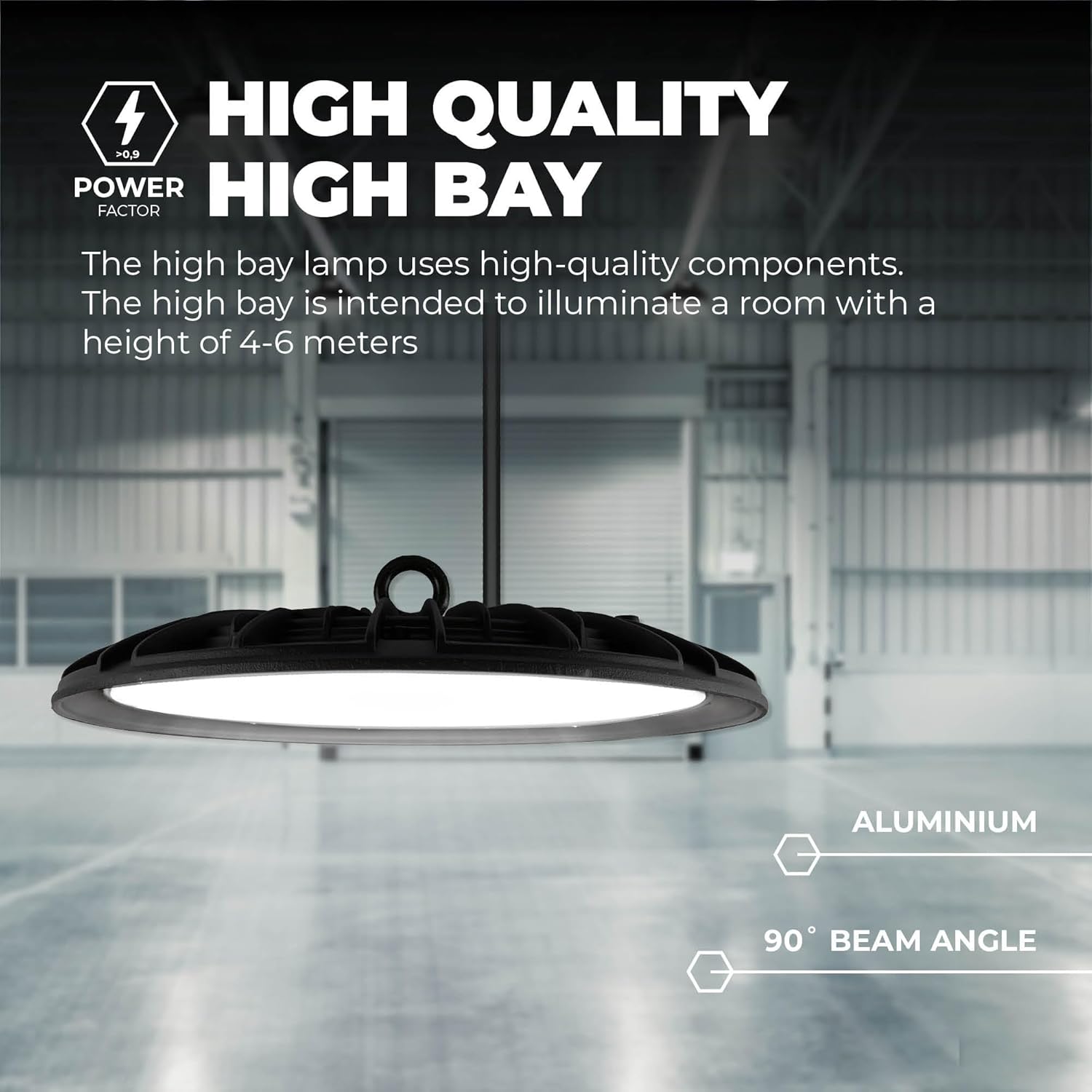 Ledvion LED High Bay Sensor Dimmerabile 150W - immagine 2