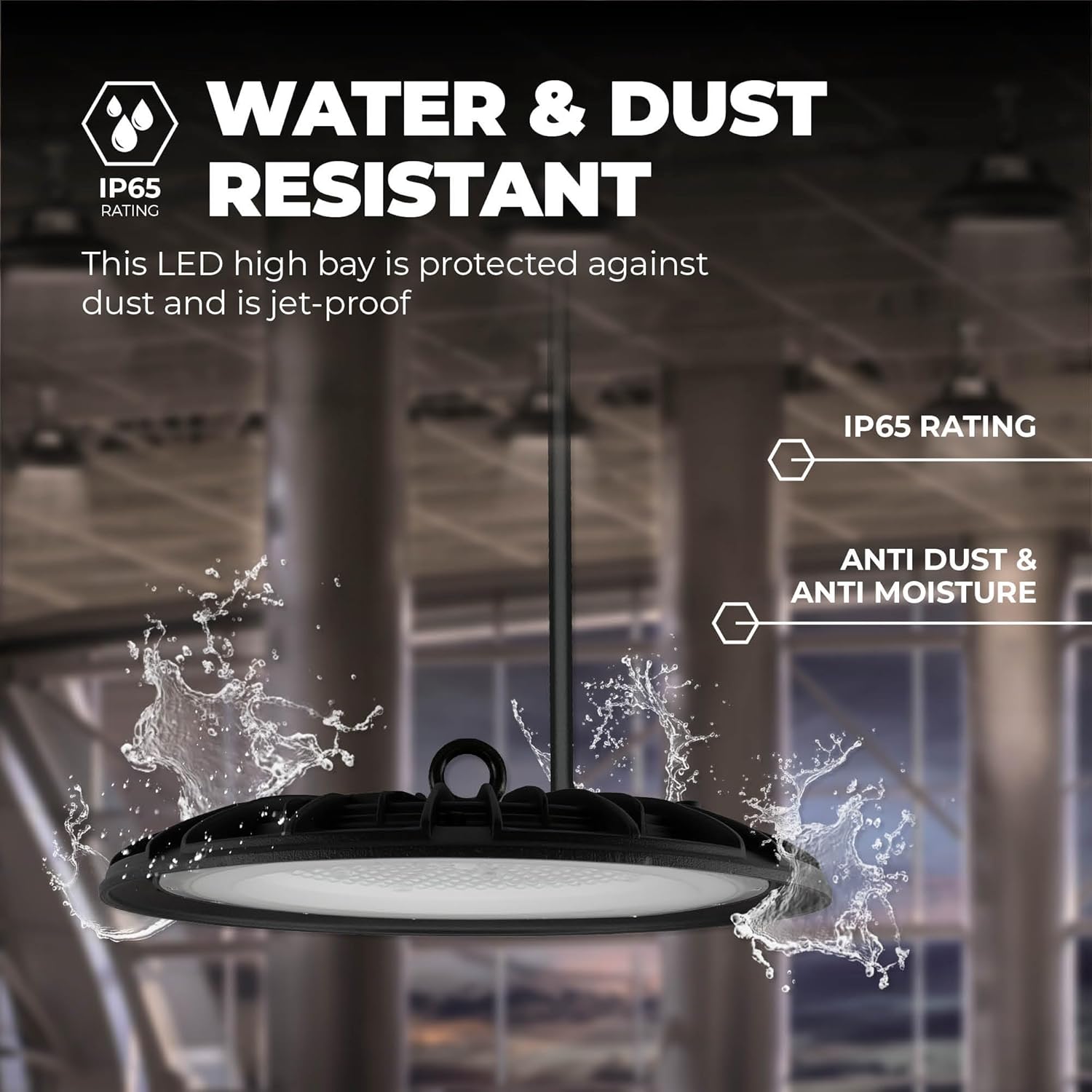 Ledvion LED High Bay Sensor Dimmerabile 150W - immagine 5