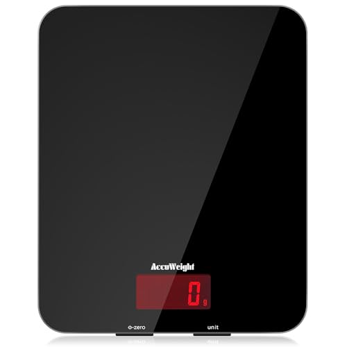 Accuweight Bilancia da Cucina Digitale 5kg/11lbs