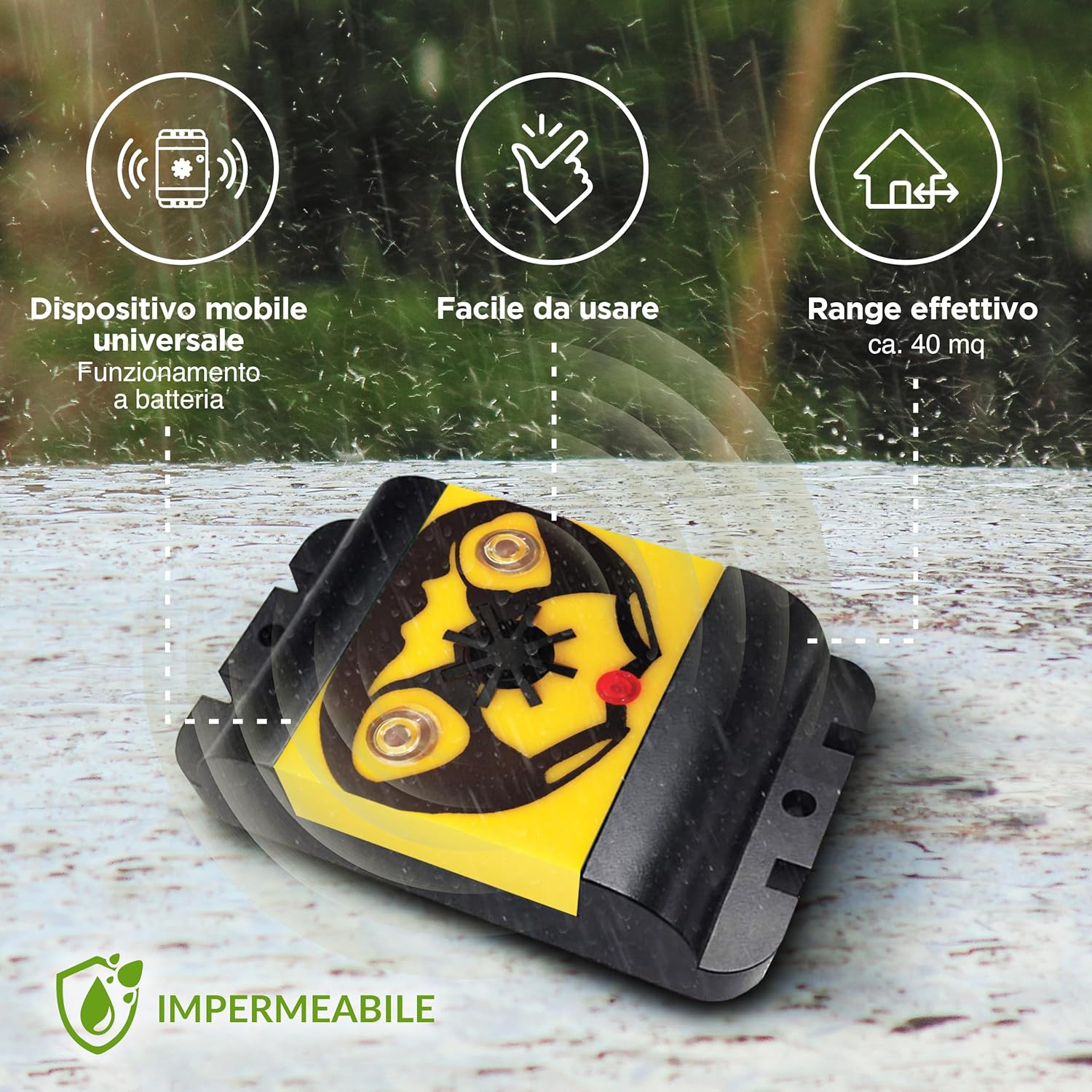 ISOTRONIC Deterrente per Uccelli a Ultrasuoni (3 pezzi) - immagine 6