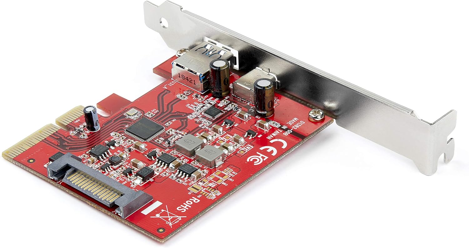 Startech.com Scheda PCIe 10Gbps USB-A e USB-C - immagine 2