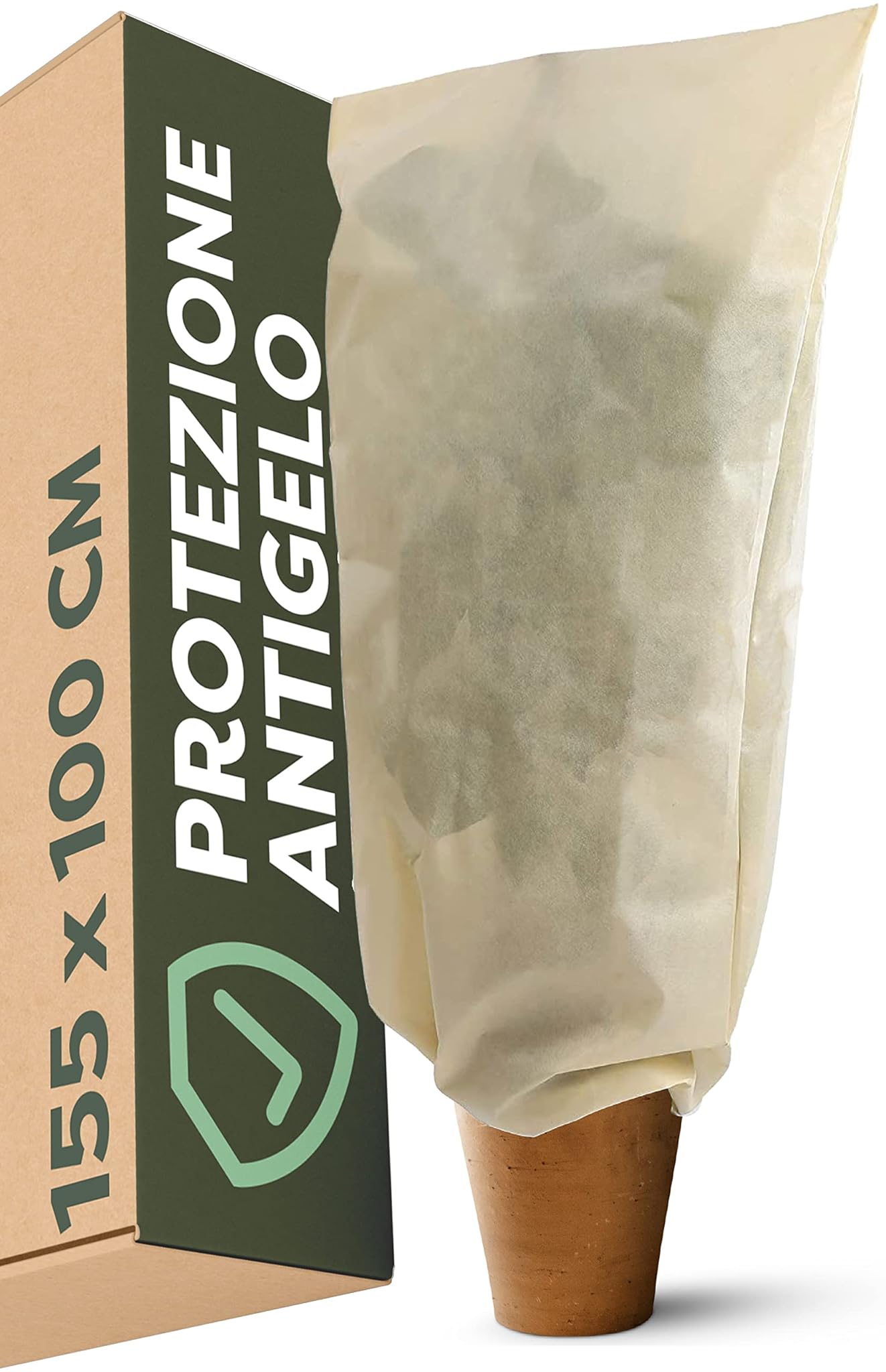 Praknu Protezione Invernale per Piante 155x100 cm