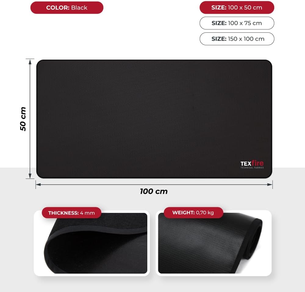 TEXFIRE Tappeto Ignifugo per Camino e Stufa - immagine 2