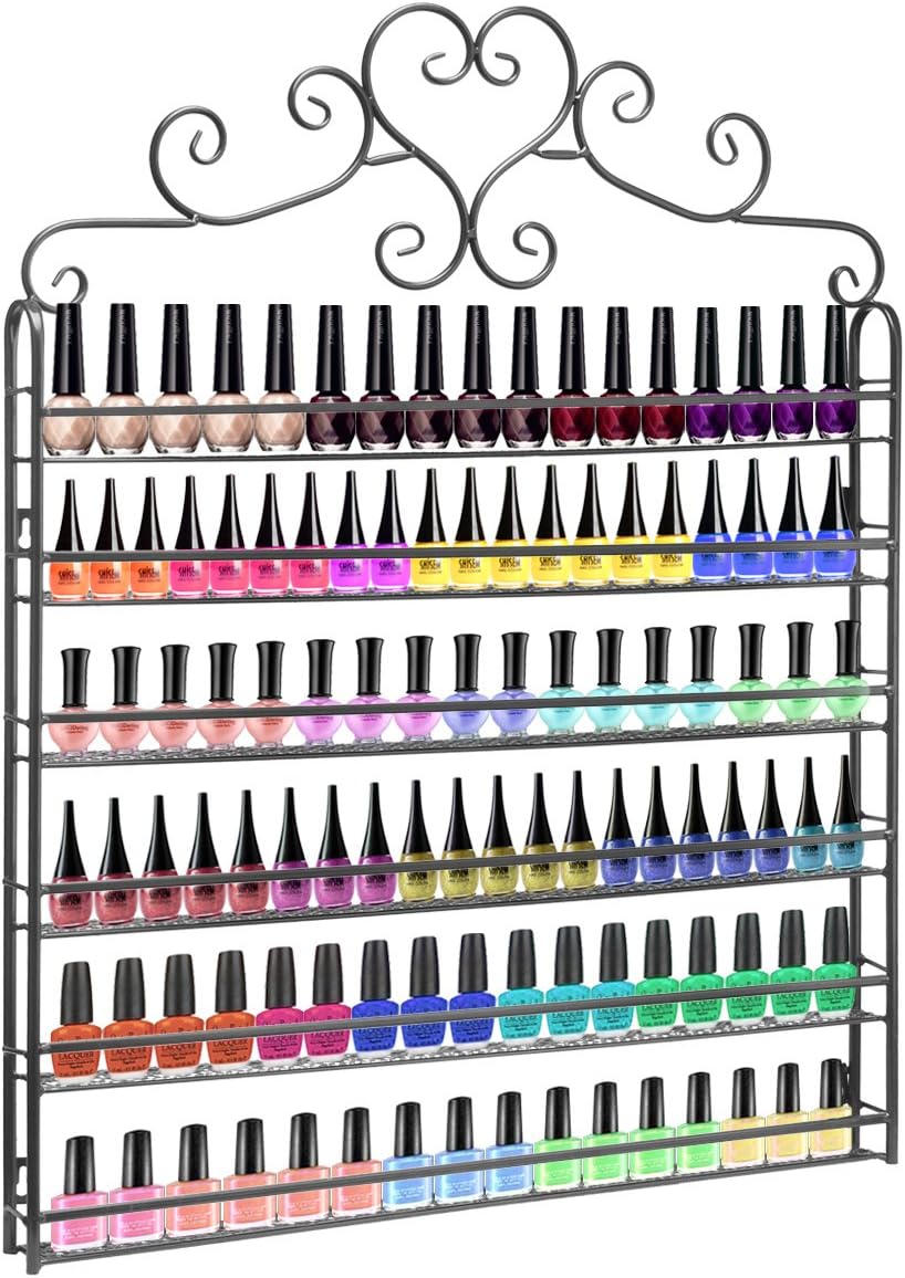 FullBerg Espositore 6 Livelli in Metallo, Nero