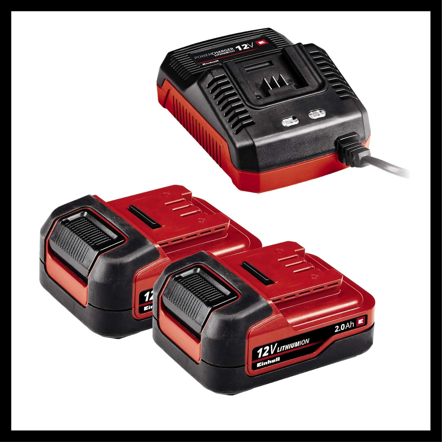 Einhell Trapano A Percussione A Batteria, 20.7 x 6.5 x 19.5 Cm, Nero Rosso - immagine 4