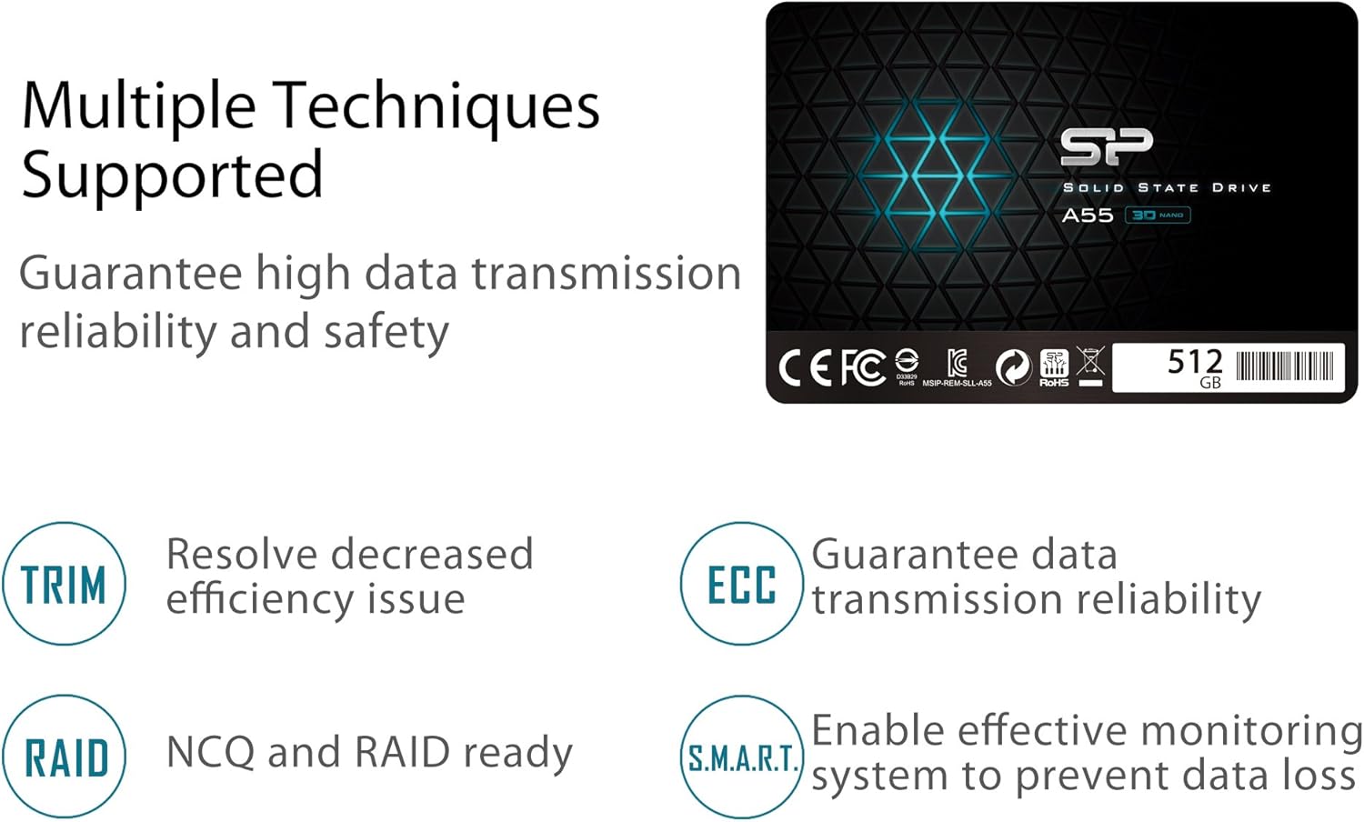 Silicon Power 2-Pack 512GB SSD 3D NAND A55 - immagine 6