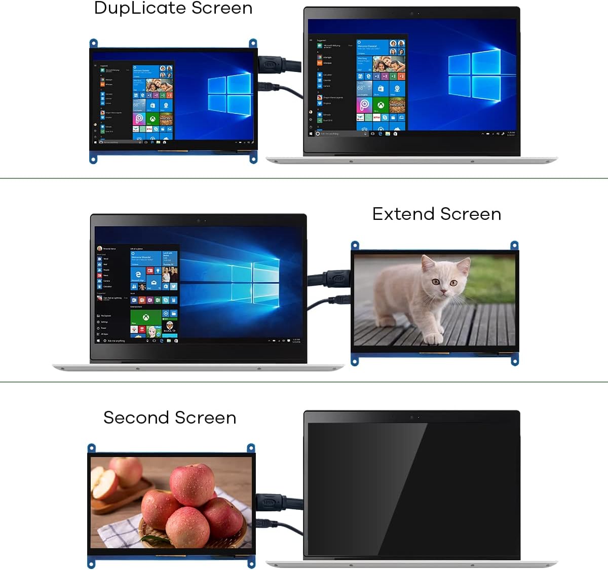 Lafvin 7 pollici IPS LCD Touch Screen 1024×600 - immagine 6