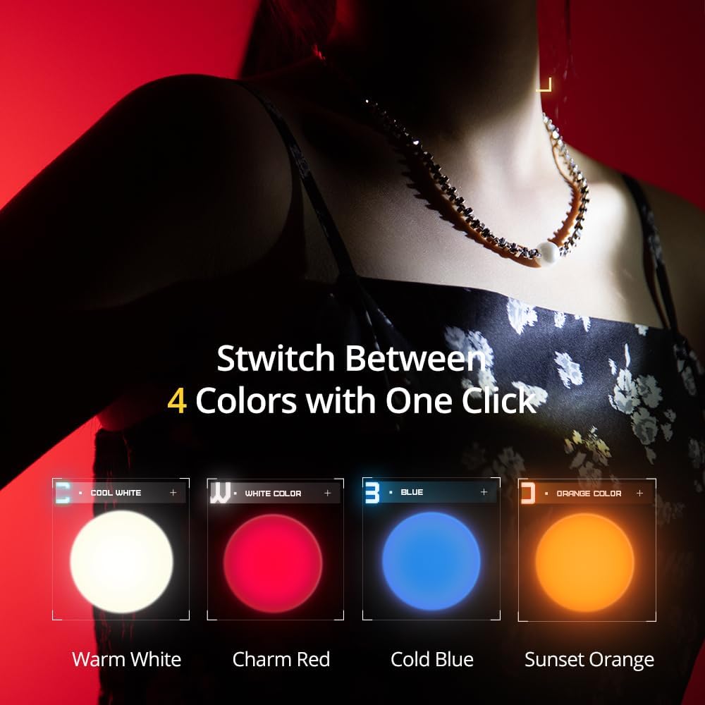 AMBITFUL Torcia LED Portatile per Fotografia 8400 mAh - immagine 3