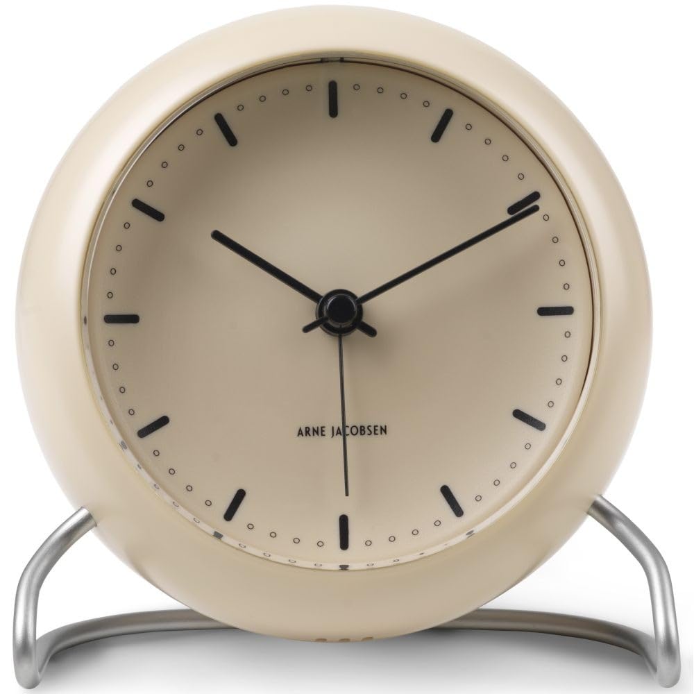 Arne Jacobsen Orologio da Tavolo 11cm, Sabbia