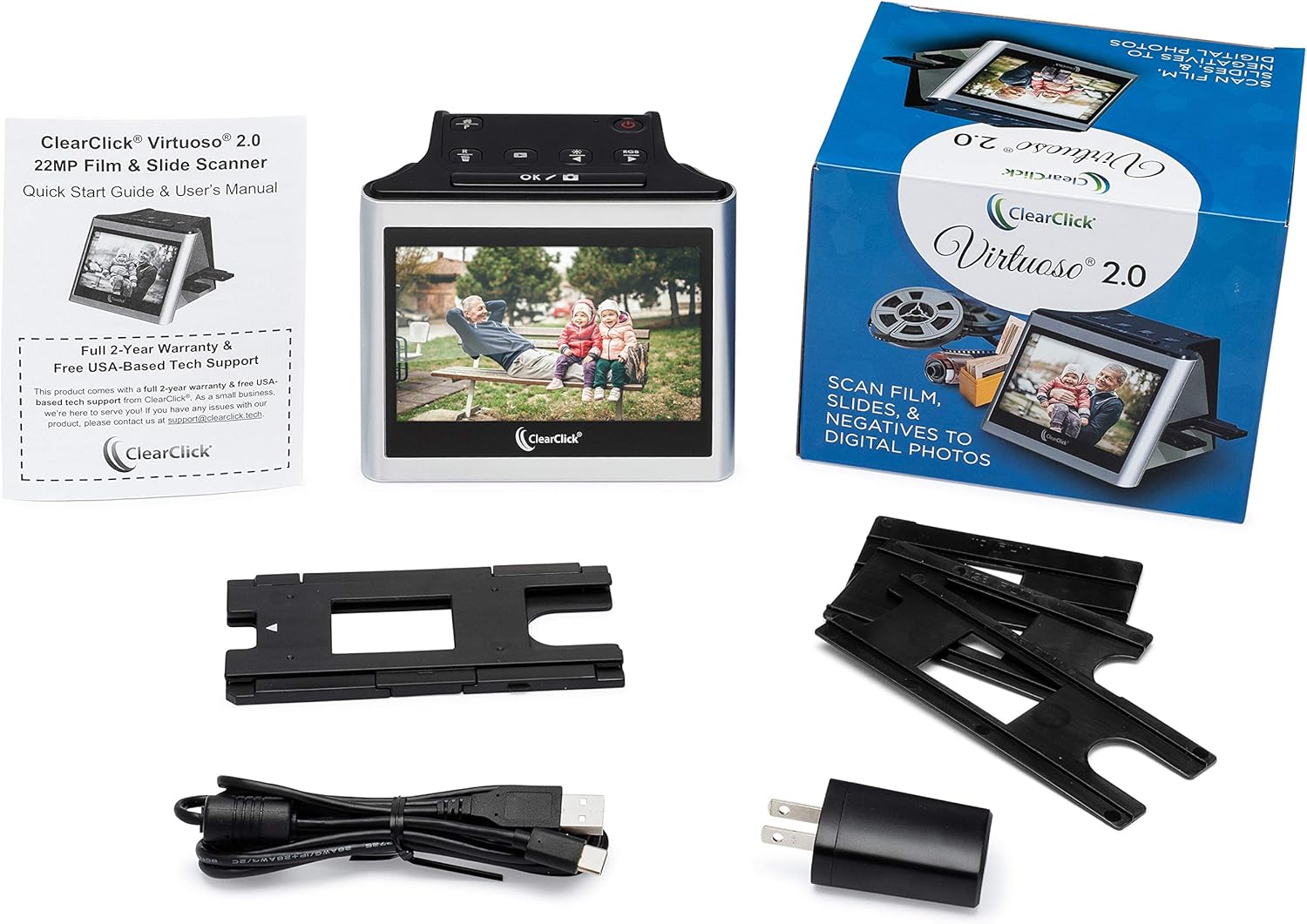 Clearclick Virtuoso 2.0 - Scanner Film e Diapositive 22 MP - immagine 4