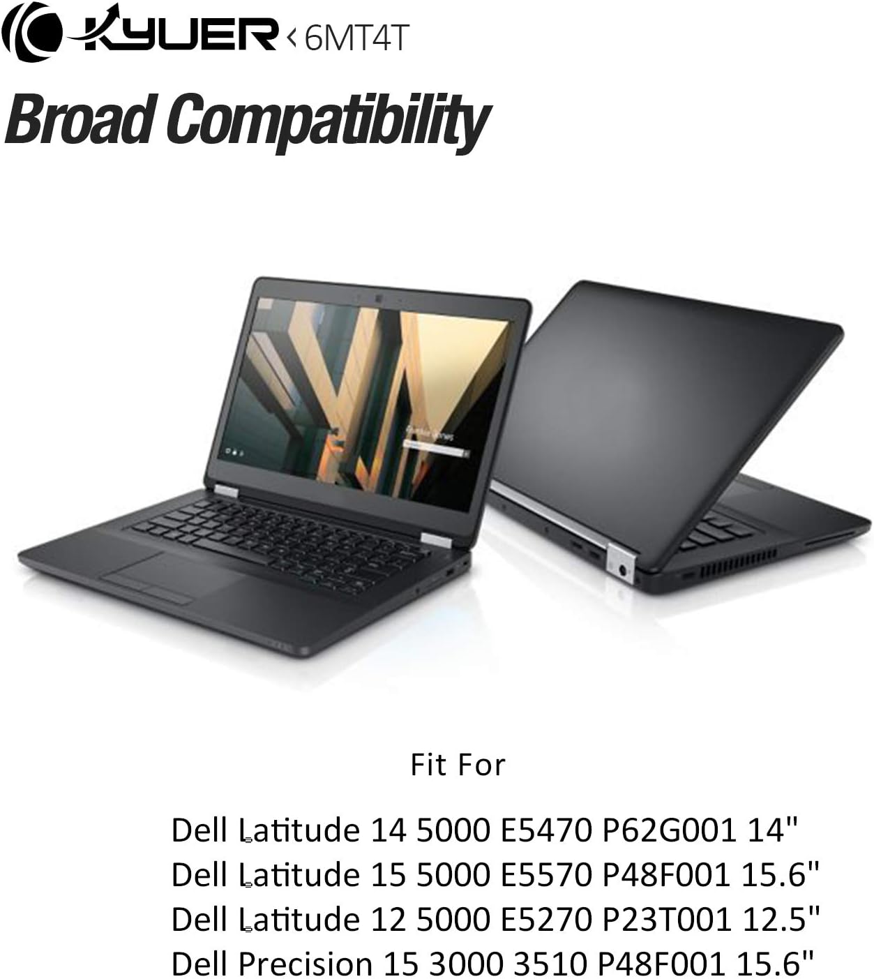 6MT4T Batteria 62WH per Dell Latitude E5470 E5570 - immagine 3