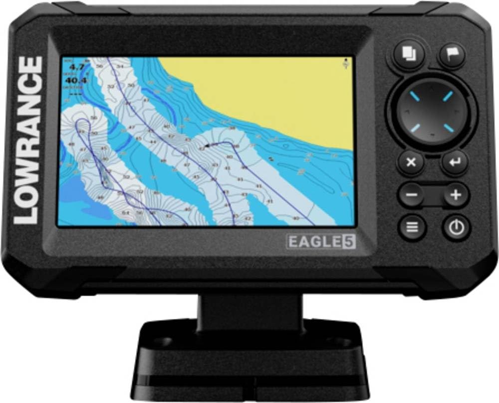 Lowrance Eagle - Ecoscandaglio GPS Chartplotter 5" SplitShot HD