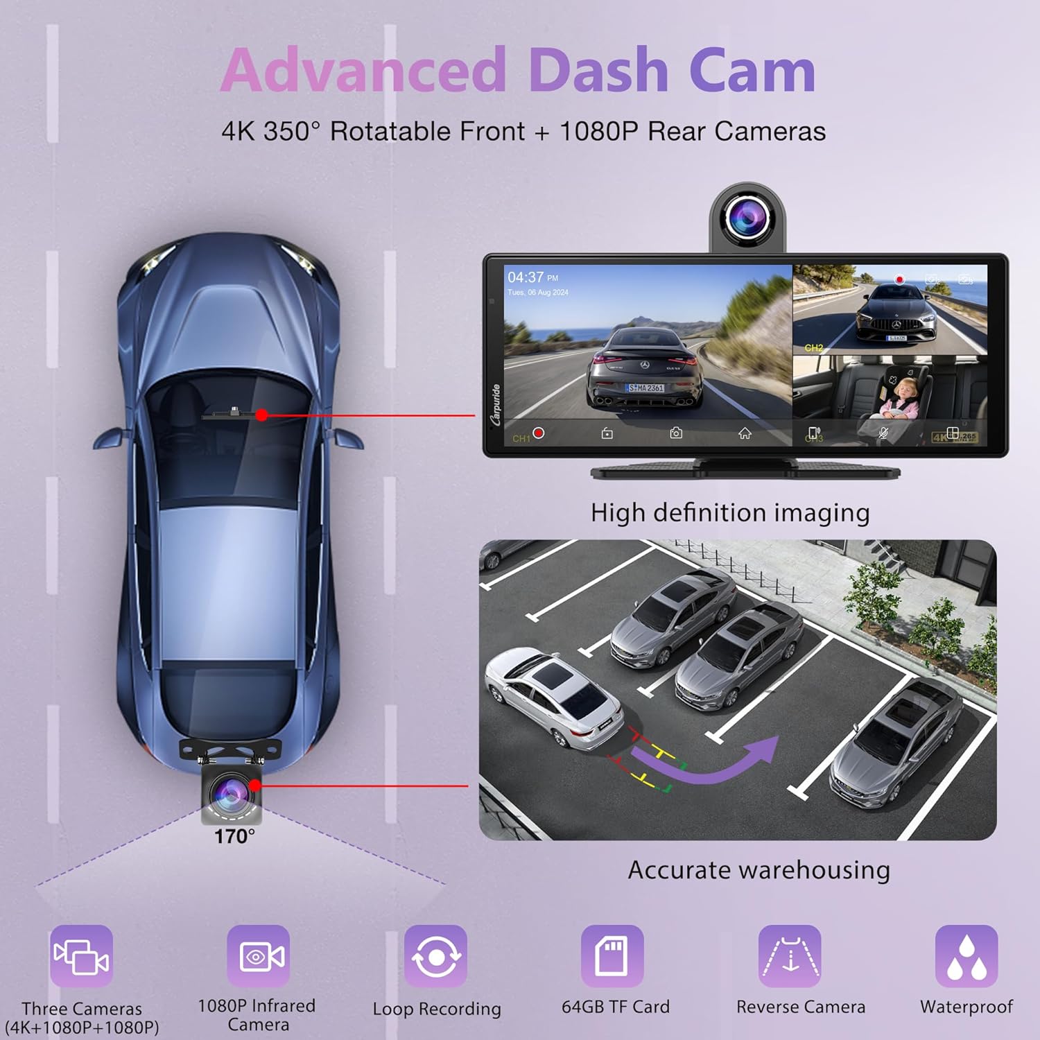 Carpuride W903S3 Display 9.3'' con CarPlay e Android Auto - immagine 4