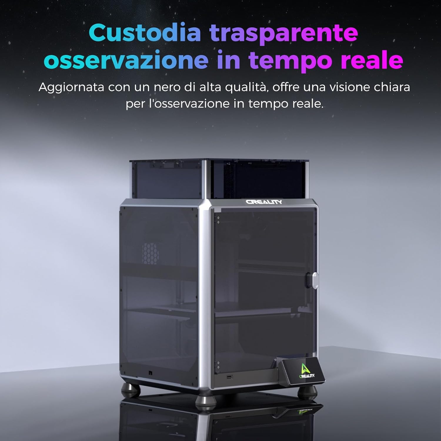 Creality Official Enclosure Trasparente K1 SE/K2 SE - immagine 7