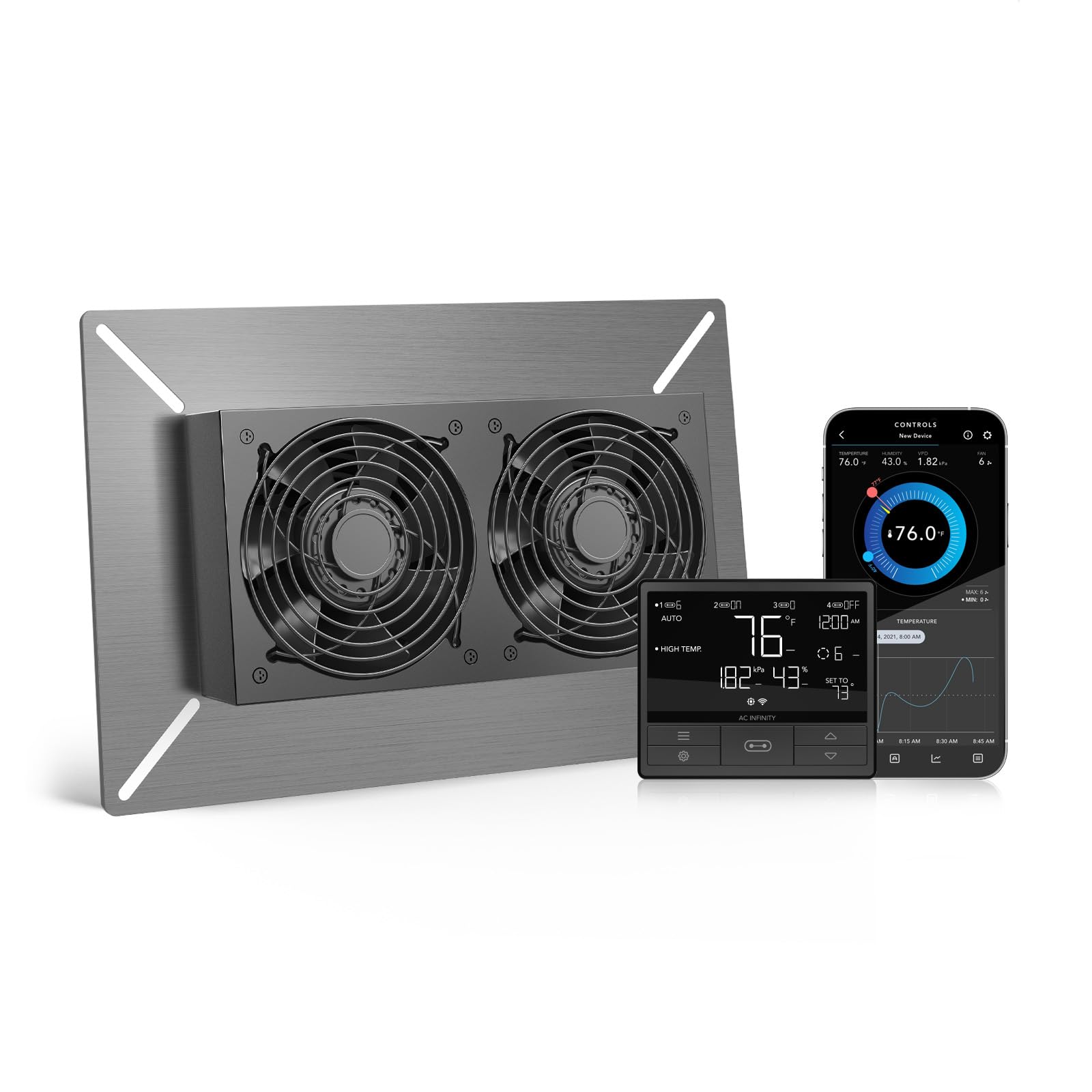 Ac Infinity AIRTITAN T7 - Ventilatore 12" con Termostato
