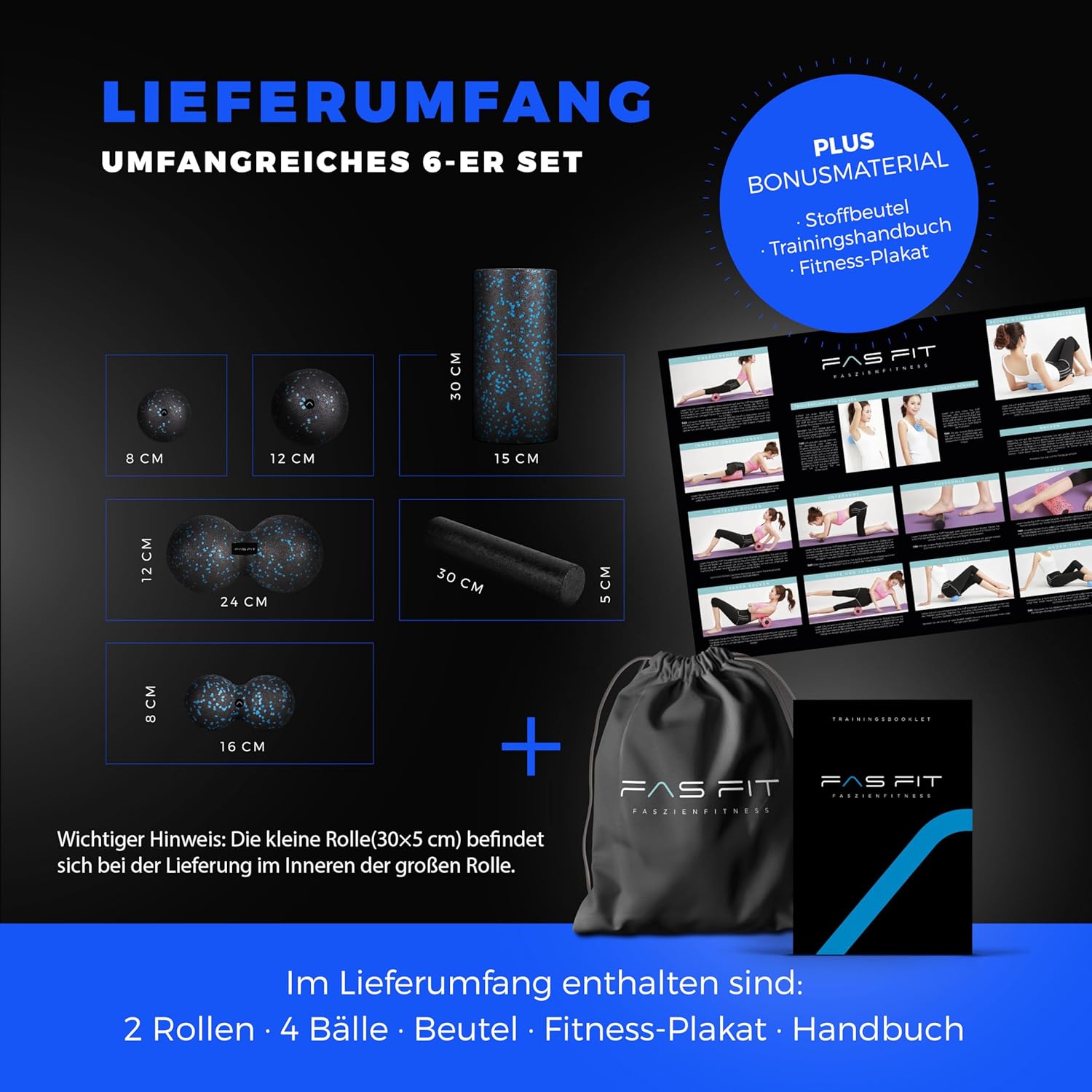 Set Rullo per Fascia e Palloni da Massaggio - immagine 2