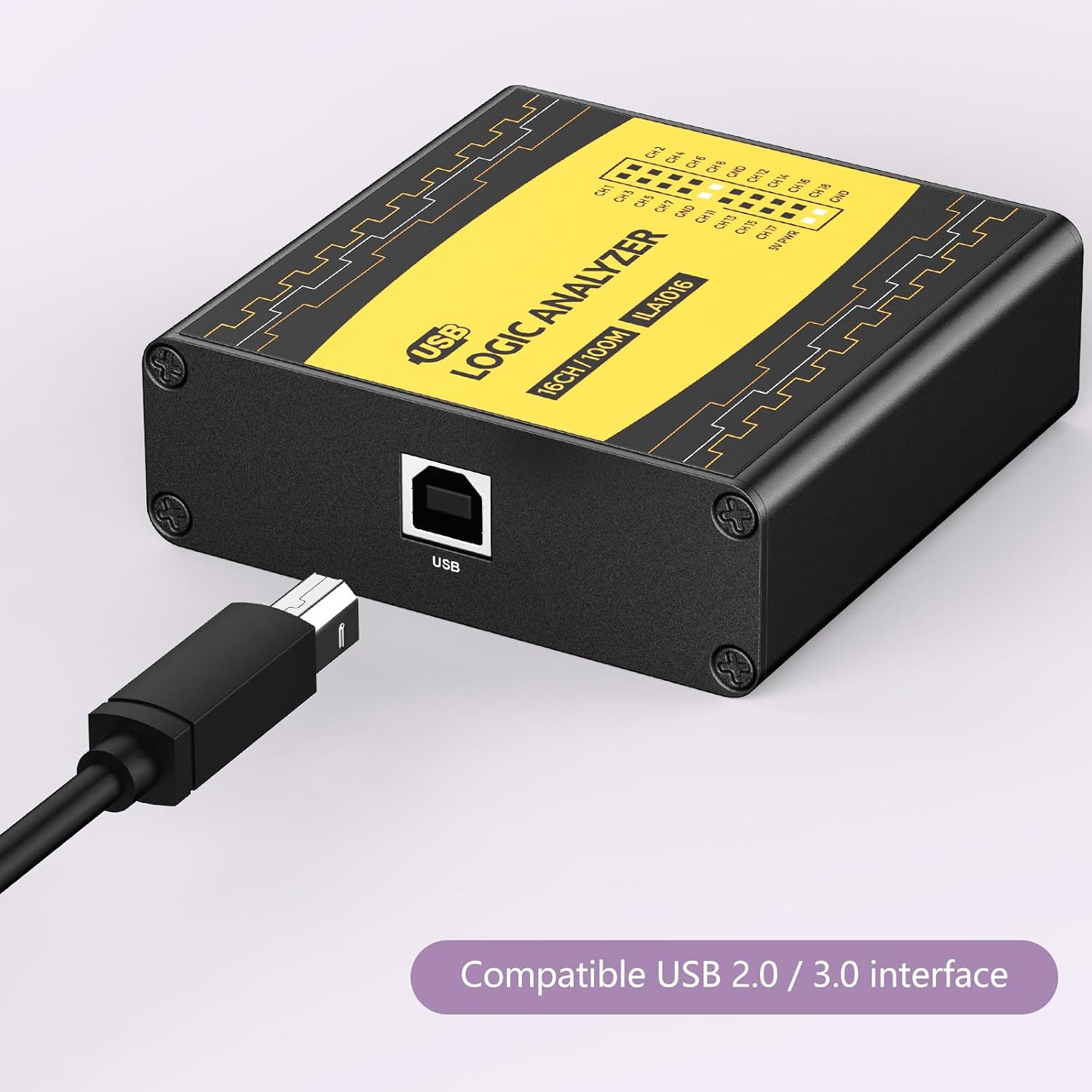 innomaker Analizzatore logico USB ULA1016 completo 16 canali 100MHz con ...
