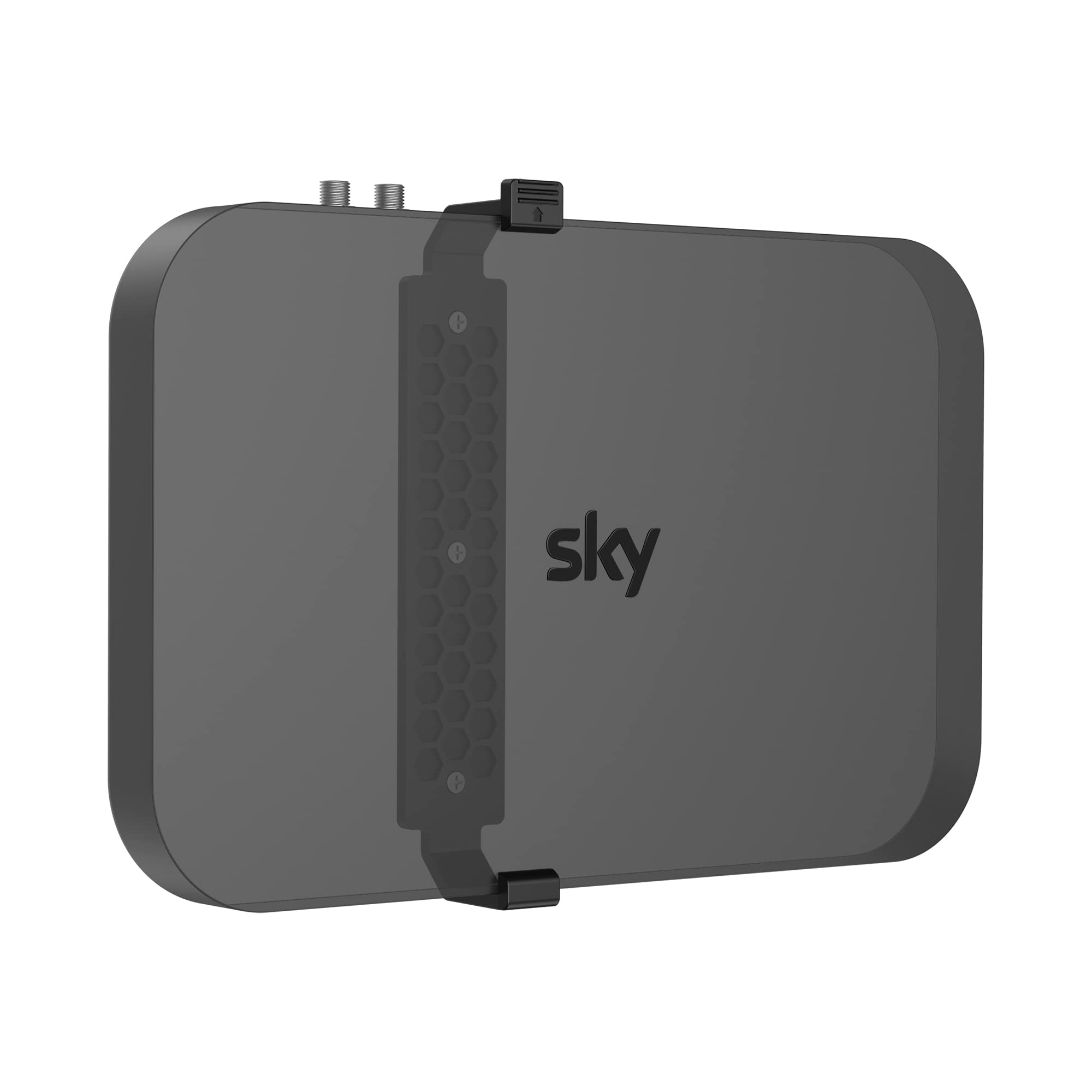 Cozycase Staffa a Parete per Sky Q Box 1TB/2TB, Nero