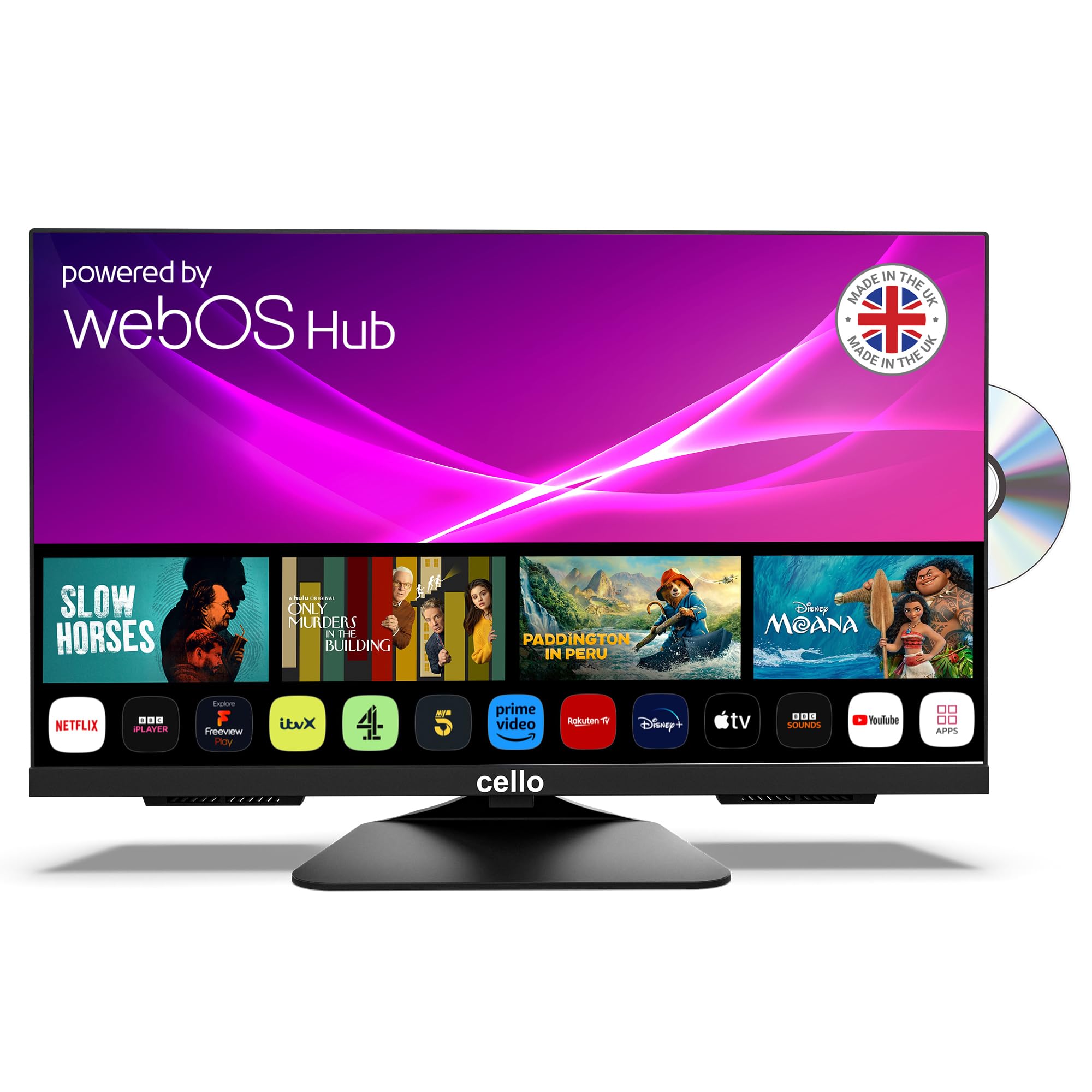 Cello C2425WSF Smart TV Full HD DVD 24 pollici