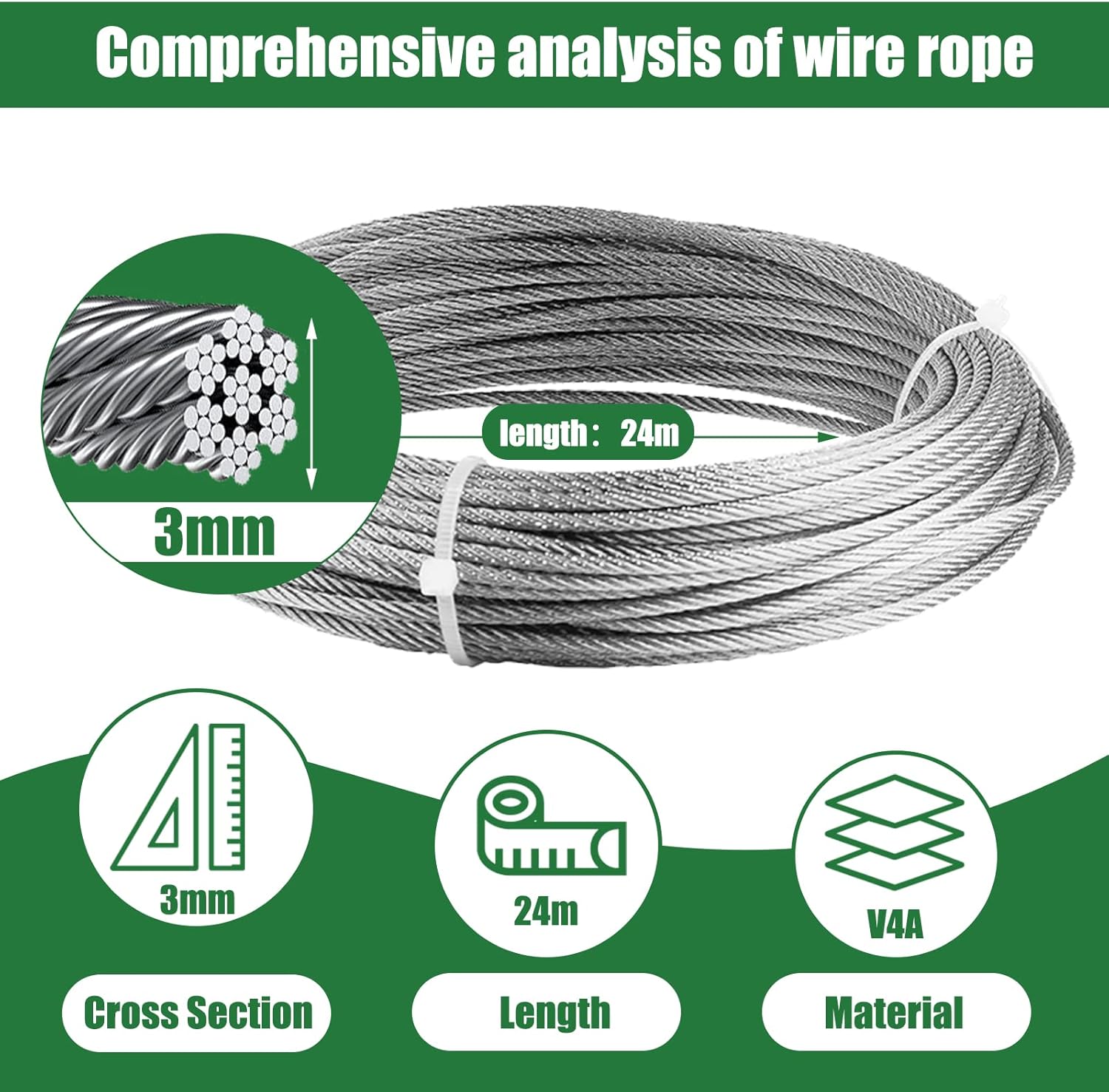 Hlieeosfcn Rete Supporto Piante Rampicanti, 24m - immagine 6
