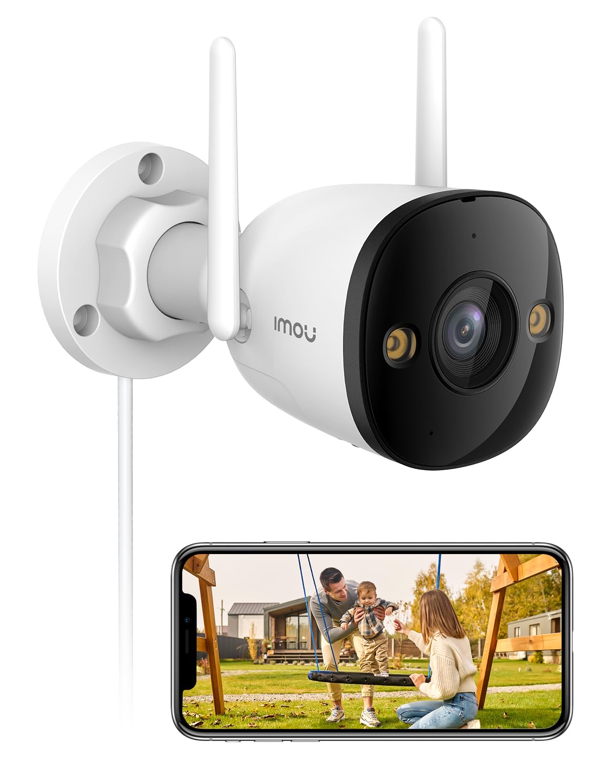Imou Bullet 2C - Telecamera WiFi Esterna 3MP 2K