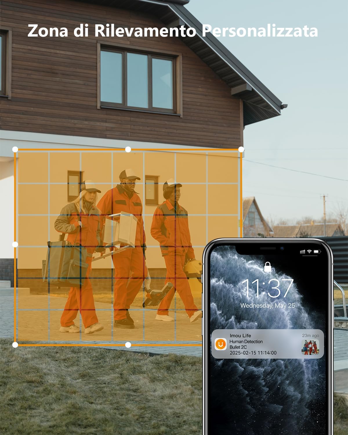 Imou Bullet 2C - Telecamera WiFi Esterna 3MP 2K - immagine 6