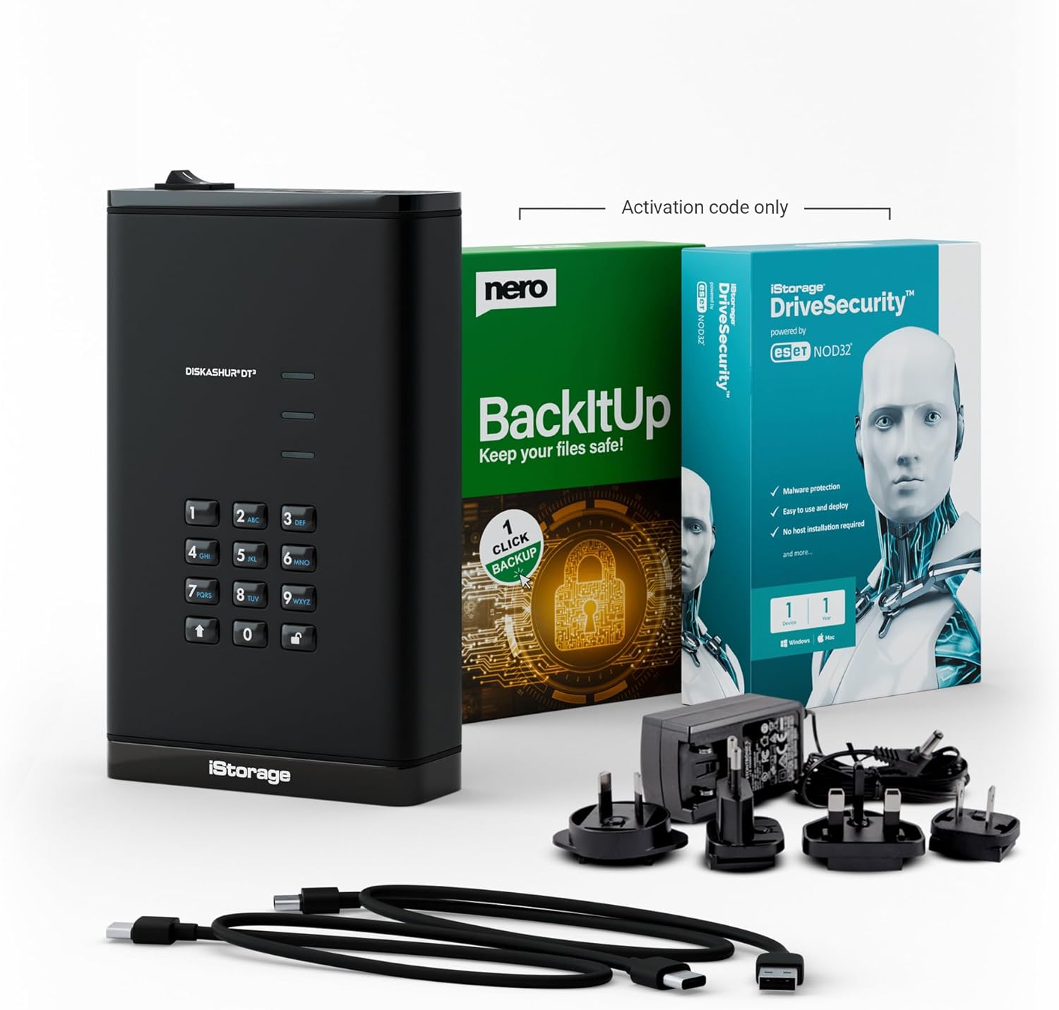 Istorage diskAshur DT3 256-bit 8TB - Disco Rigido Desktop - immagine 5