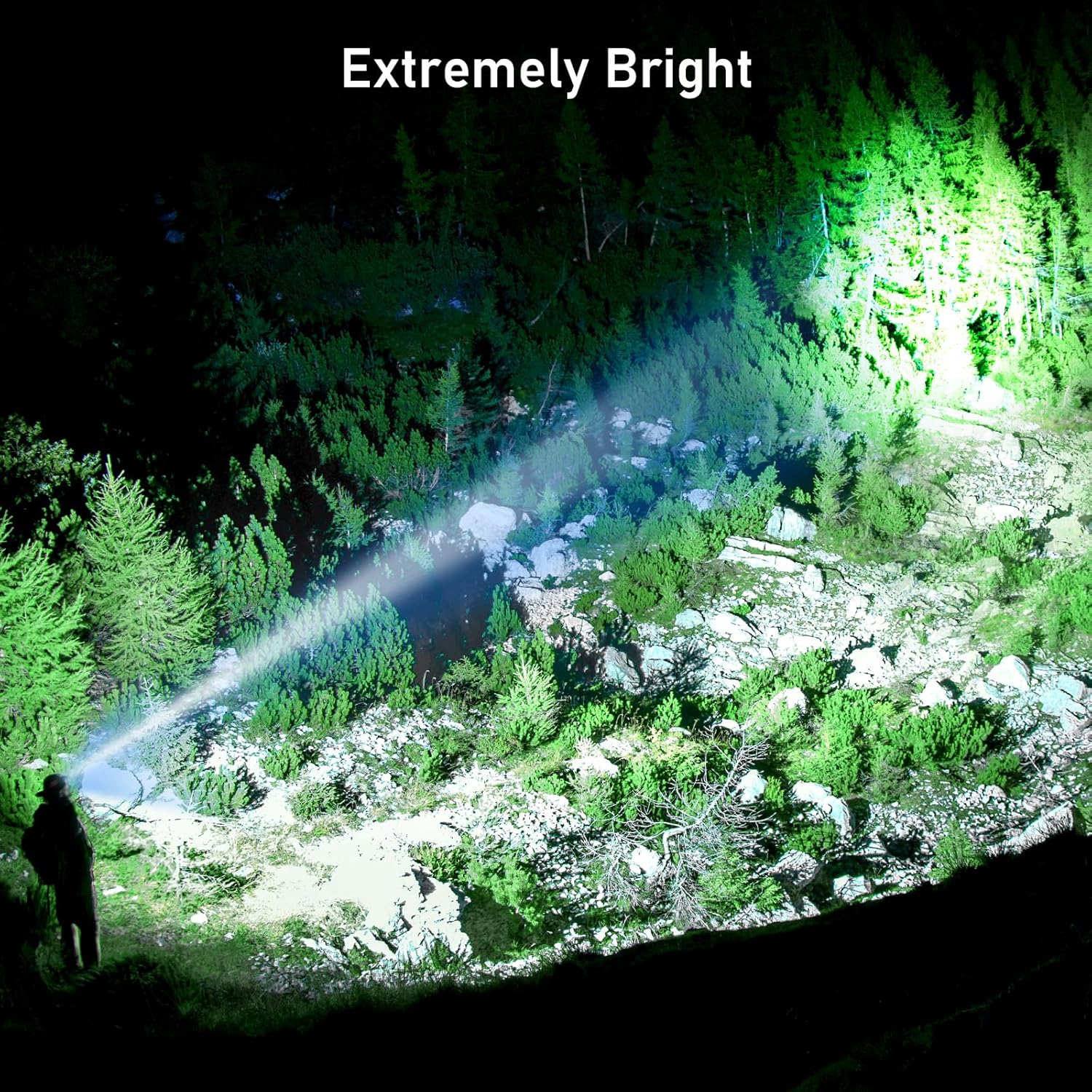 Blukar Torcia Frontale LED Ricaricabile 2000 Lumen - immagine 2