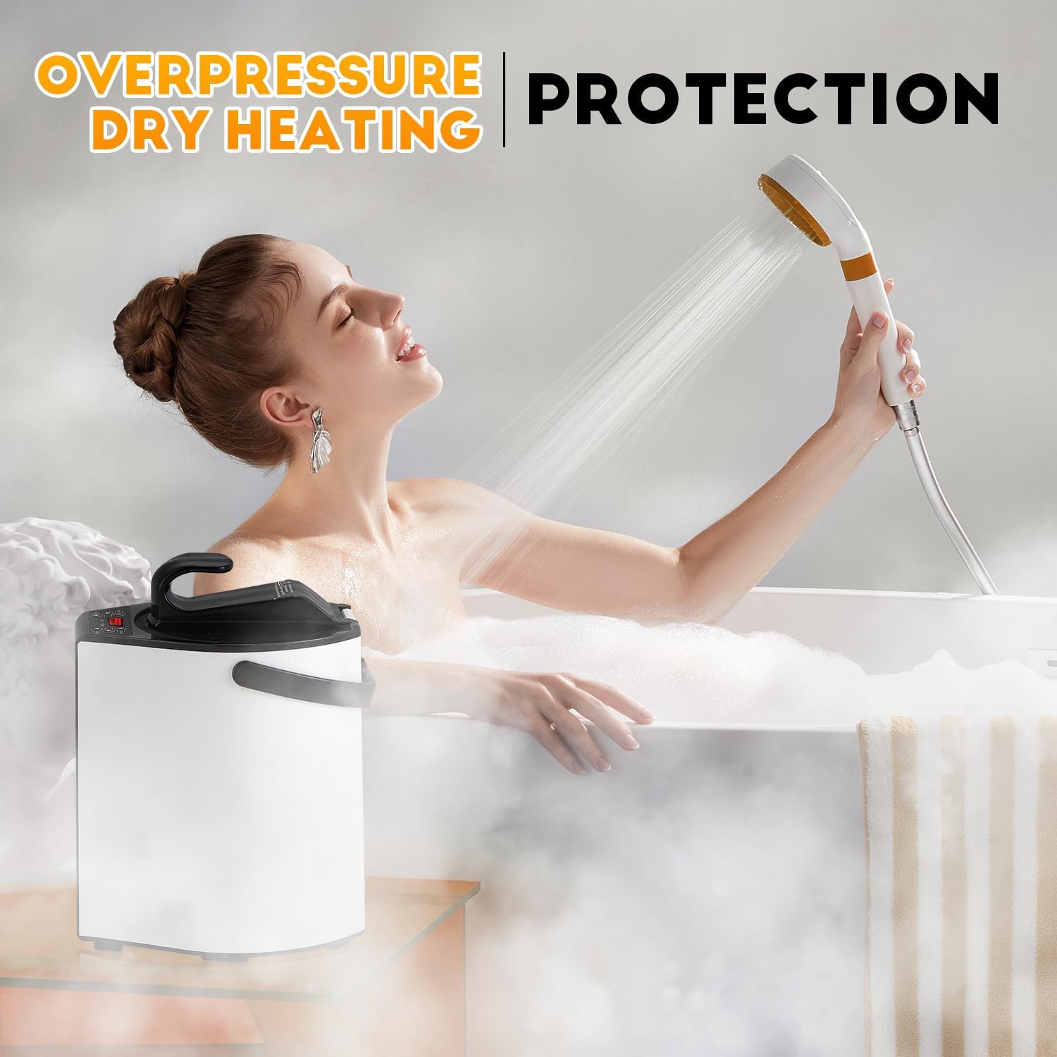 CGOLDENWALL Sauna a Vapore Portatile 3L - immagine 6