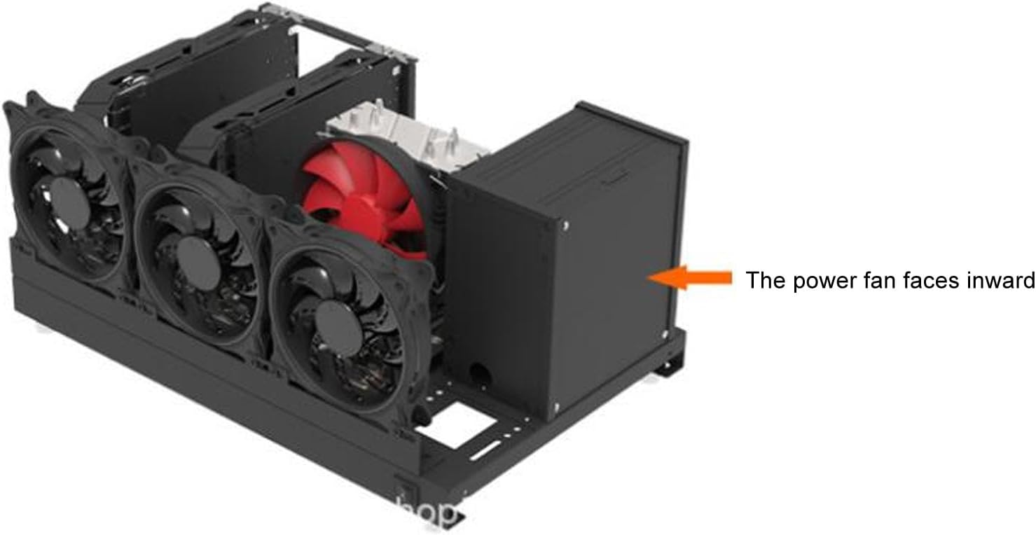Rack per Scheda Madre Aperto ATX per Computer - immagine 8