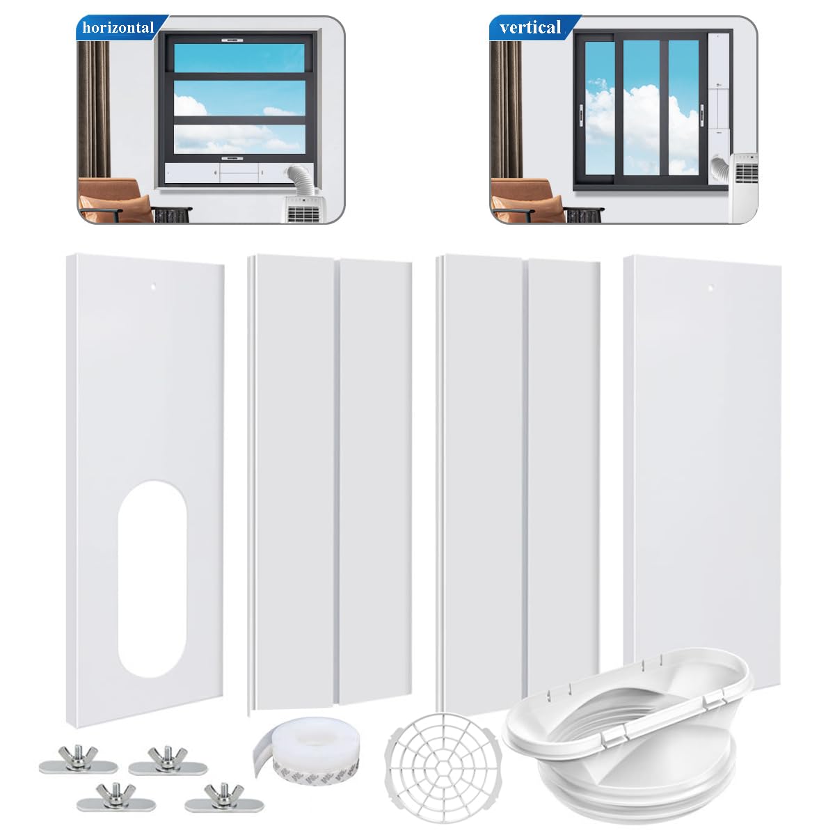 Cainda Kit Finestra per Condizionatore Portatile