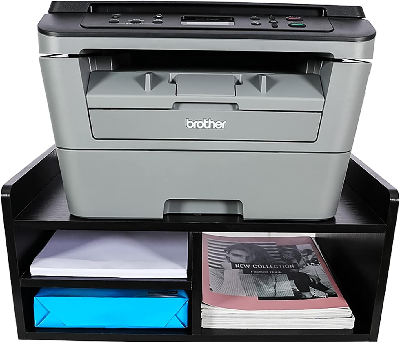 Easypag Supporto Stampante da Scrivania 4 Compartimenti - immagine 1