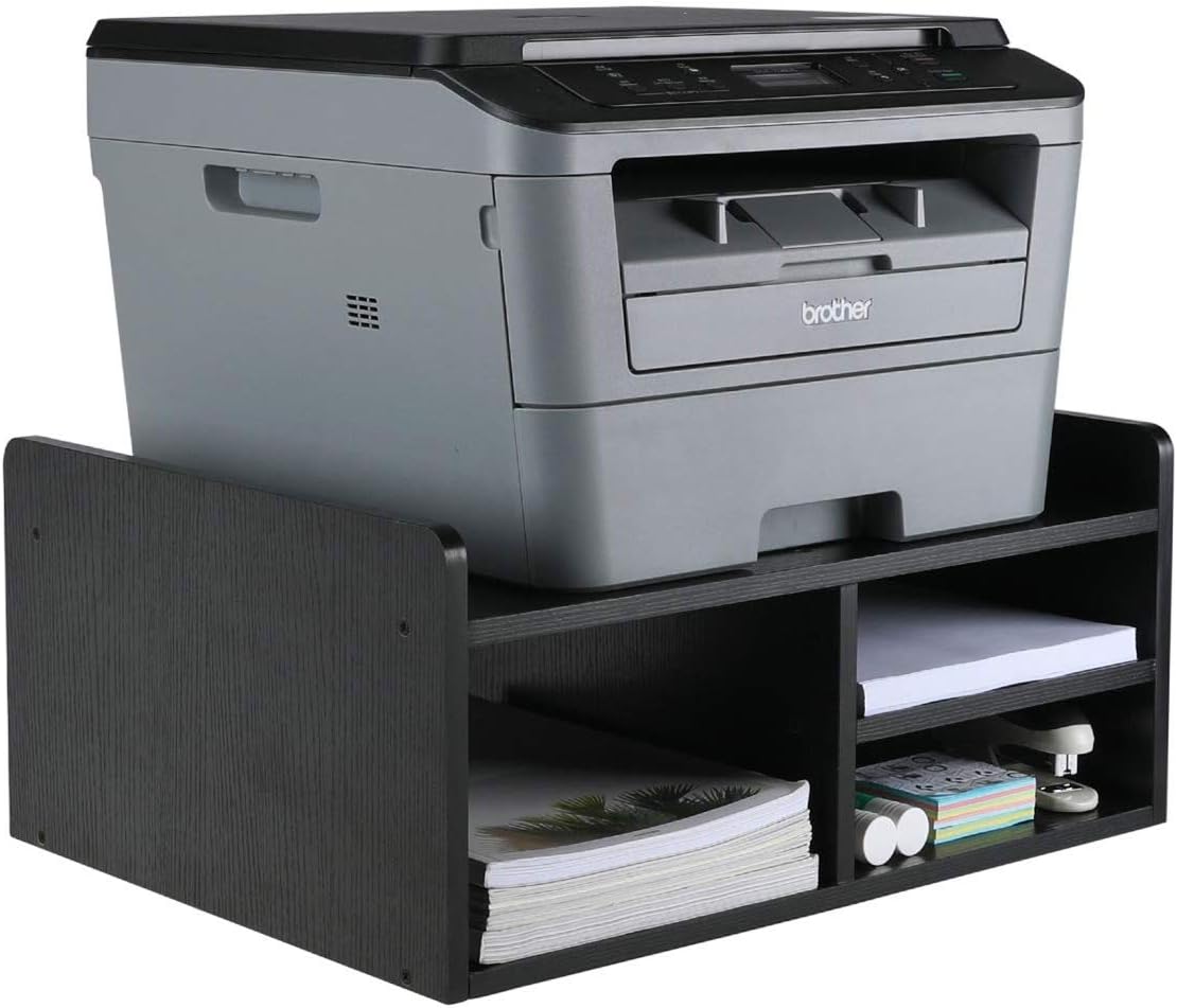 Easypag Supporto Stampante da Scrivania 4 Compartimenti - immagine 3