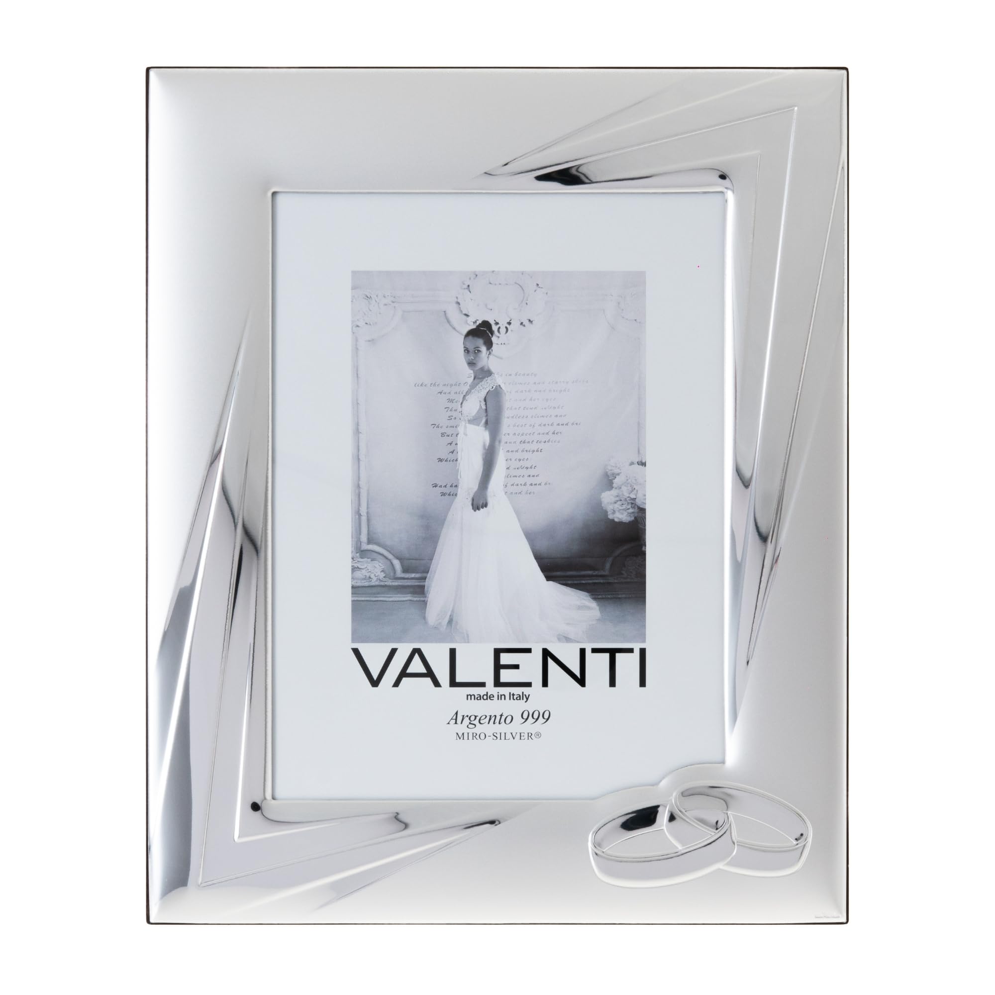 Valenti&Co Cornice Portafoto in Argento 13x18 cm
