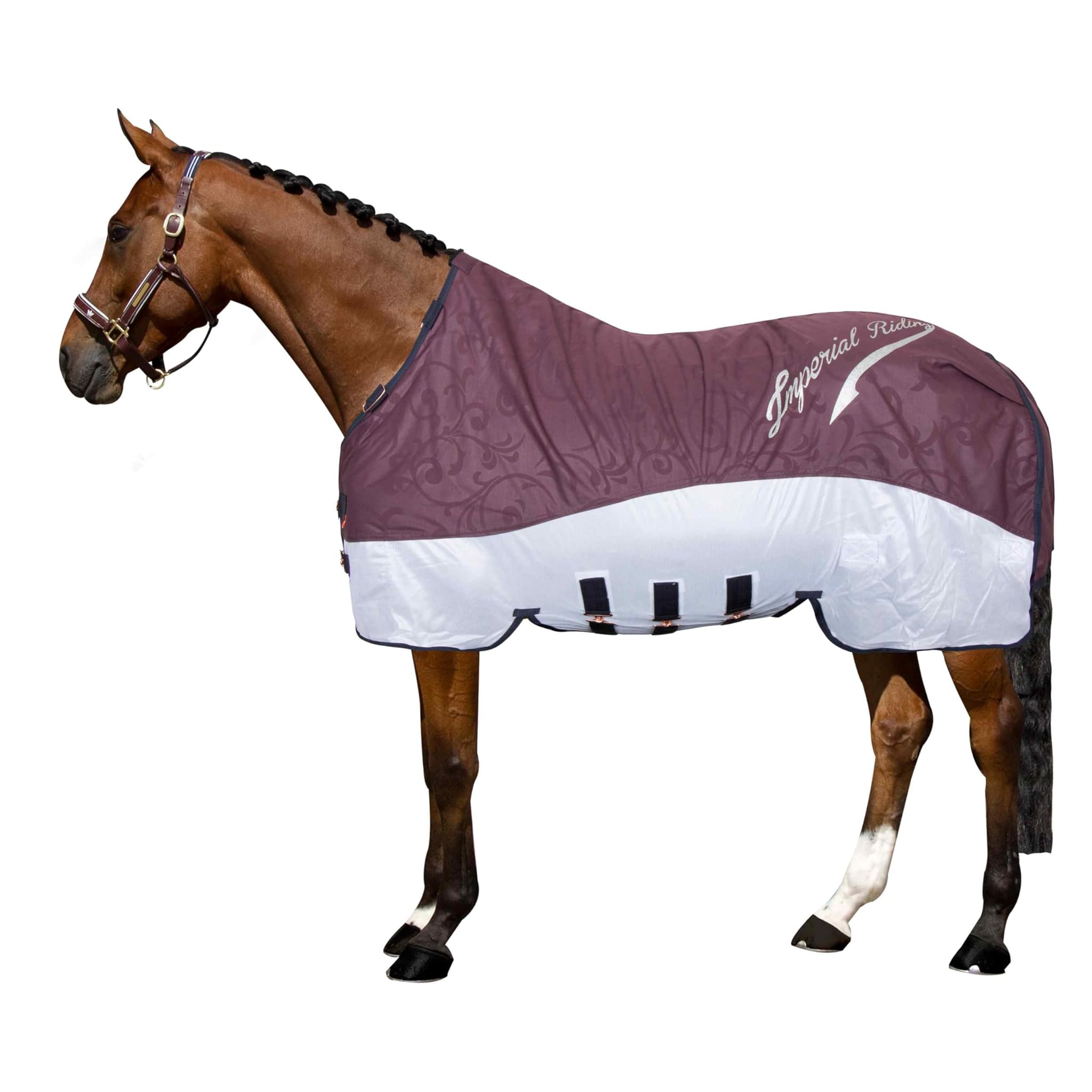 Imperial Riding Coperta antipioggia e mosche IRHSuper-Dry, bordeaux, 185