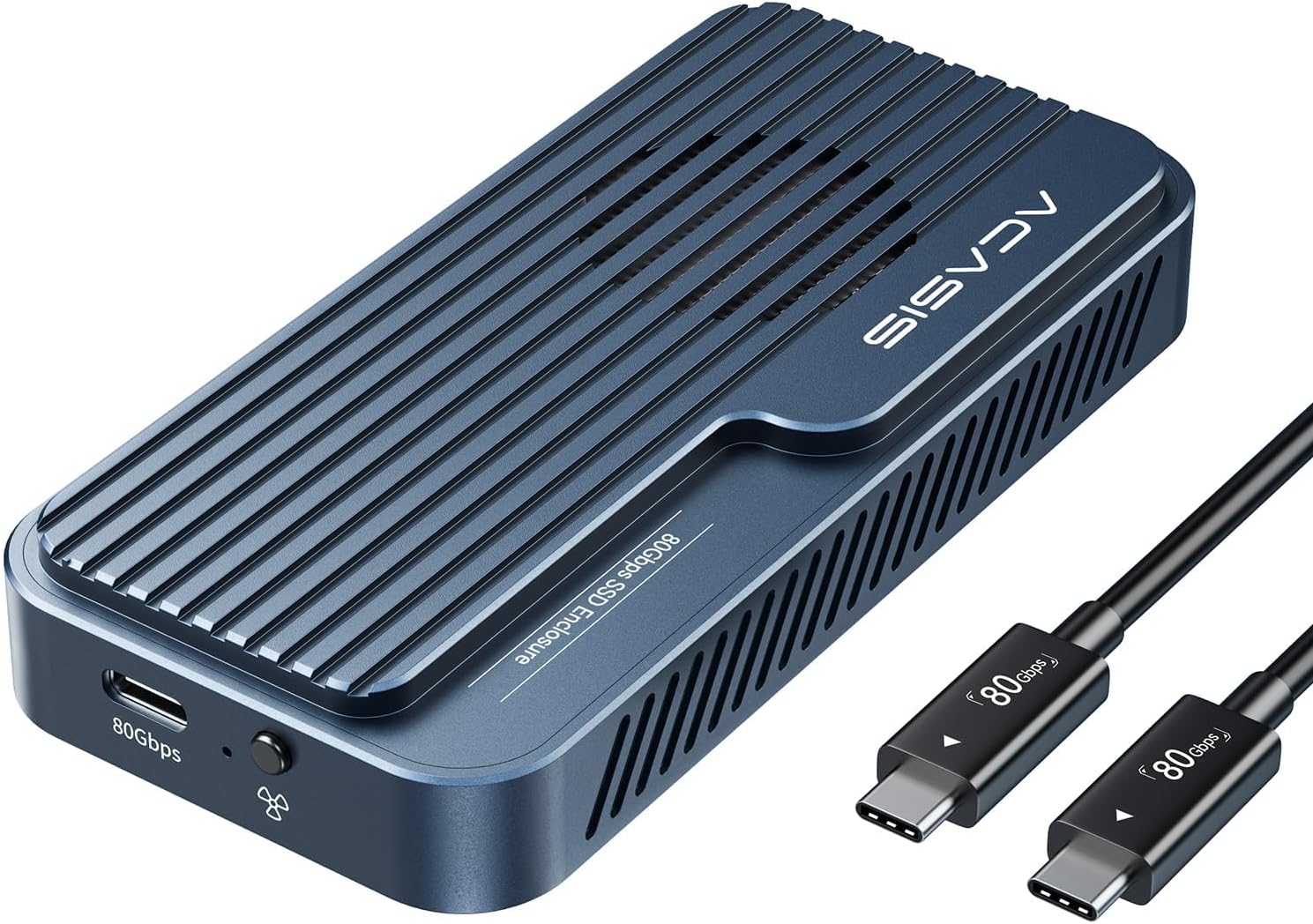 Acasis Case SSD M.2 NVMe 80 Gbps con Ventola | Velz