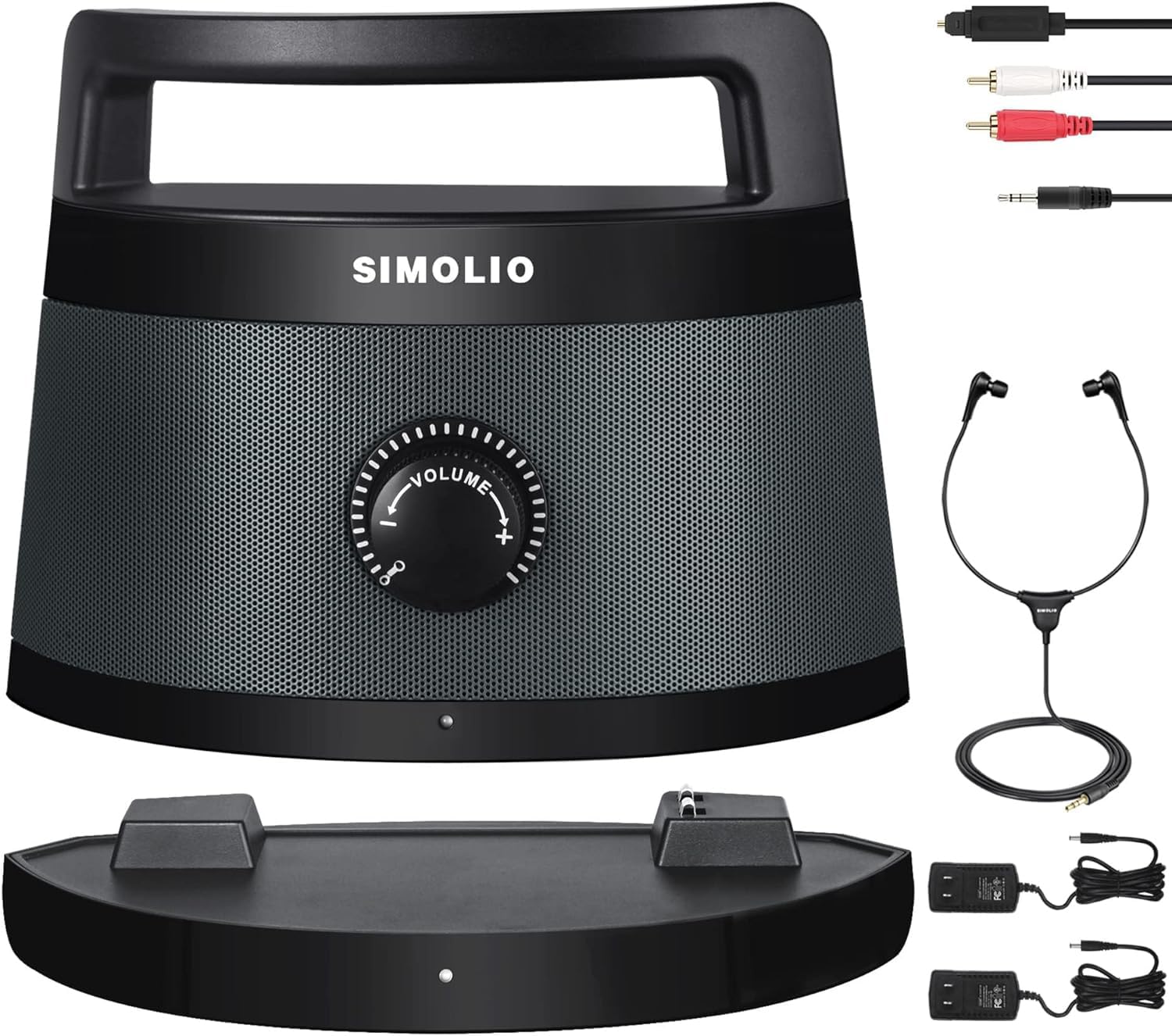Simolio Wireless TV Speaker Portatile per Anziani - SM-621D