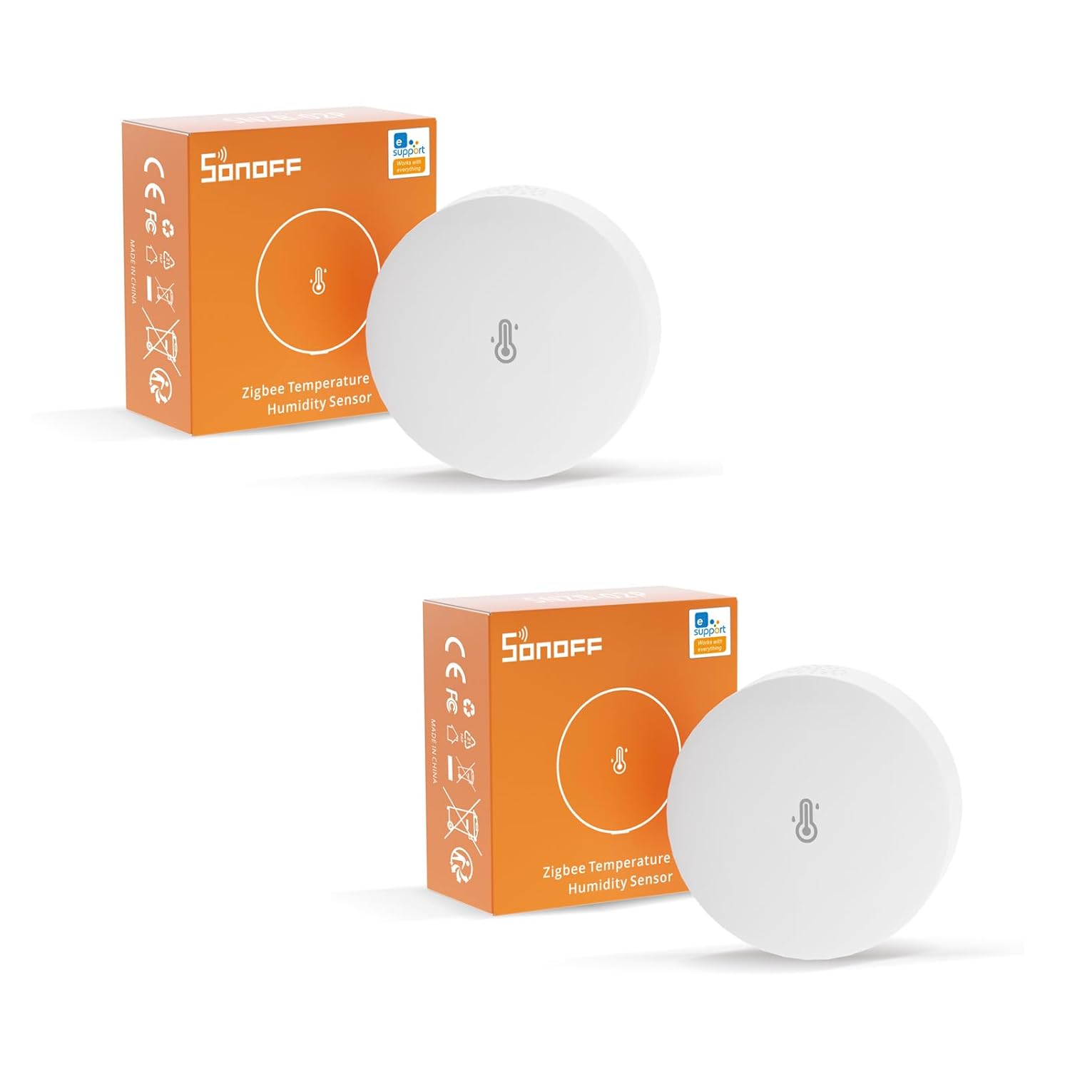 Sonoff Mini Sensore Temperatura e Umidità 2pcs, Zigbee - immagine 1