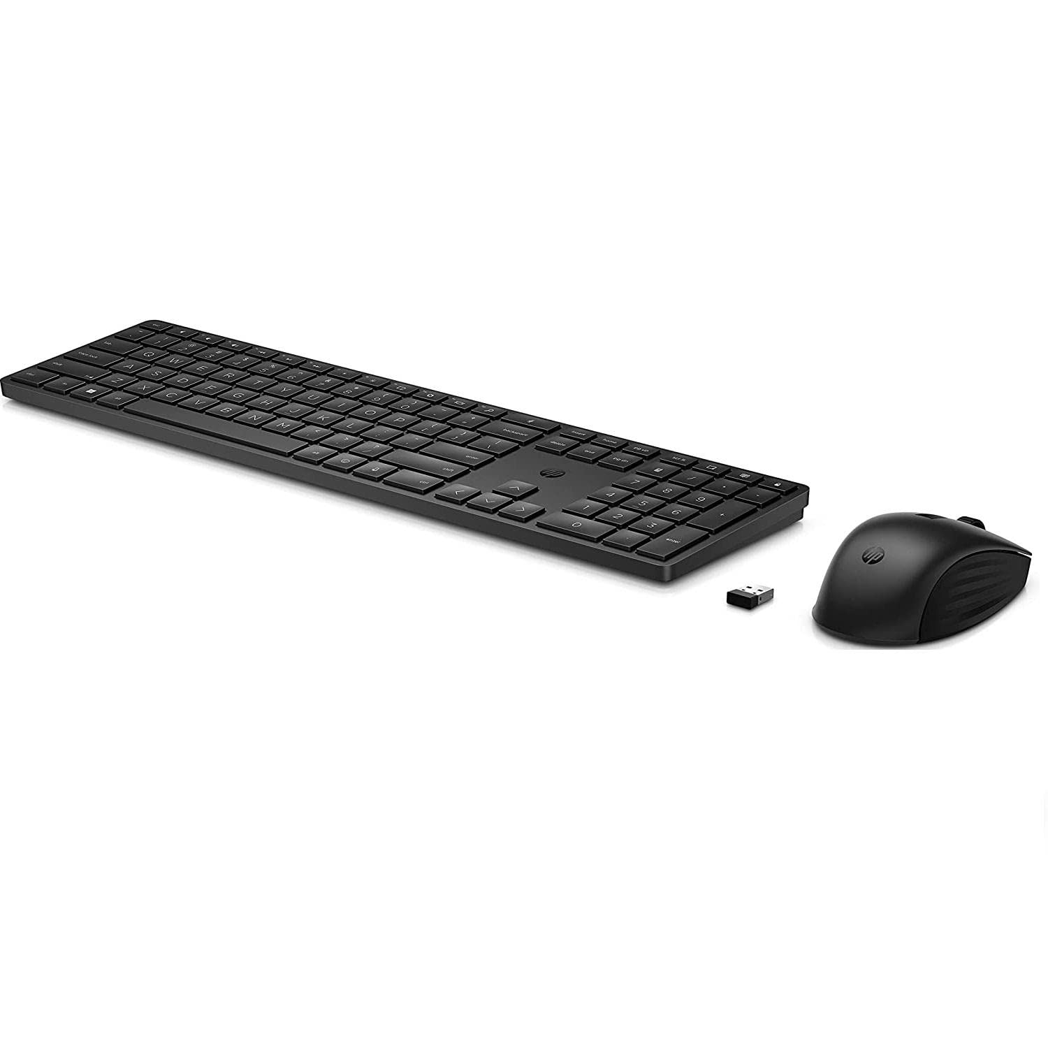Hp 650 - Tastiera e Mouse Wireless con Dongle USB-A, Nera