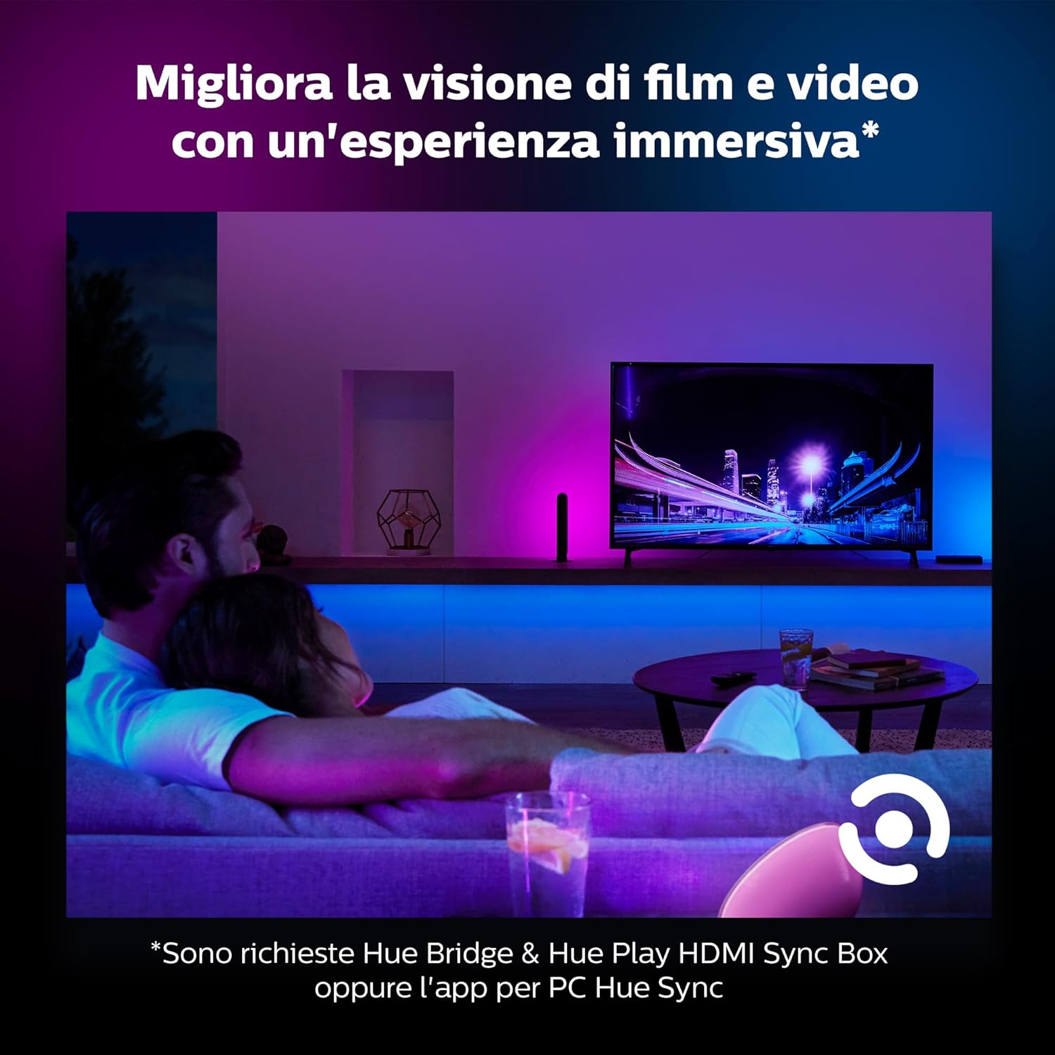 Philips Hue White and Color Ambiance Lampada LED Smart Play - immagine 5