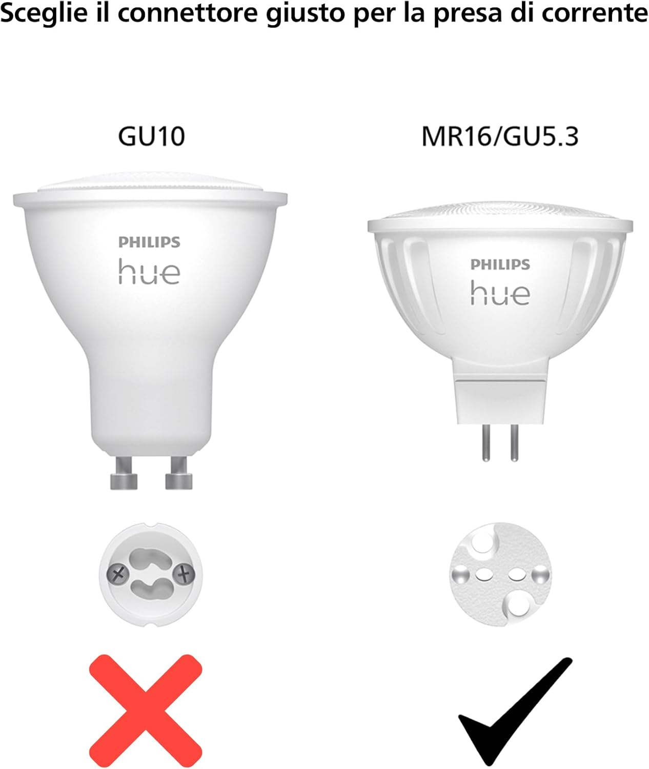 Philips Hue White and Color Ambiance - Faretto Smart GU5.3 - immagine 10